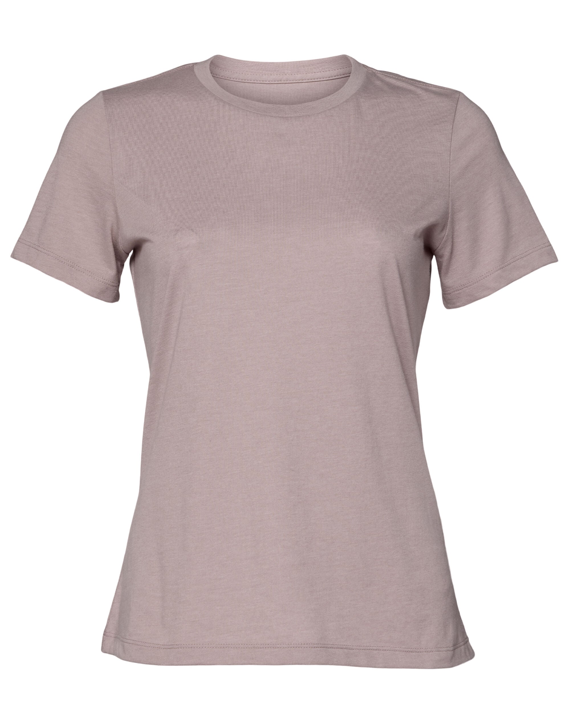 Bella Womens Relaxed Heather Jersey SS T BE6400CVC - Heather Pink Gravel - Customisable T-Shirts