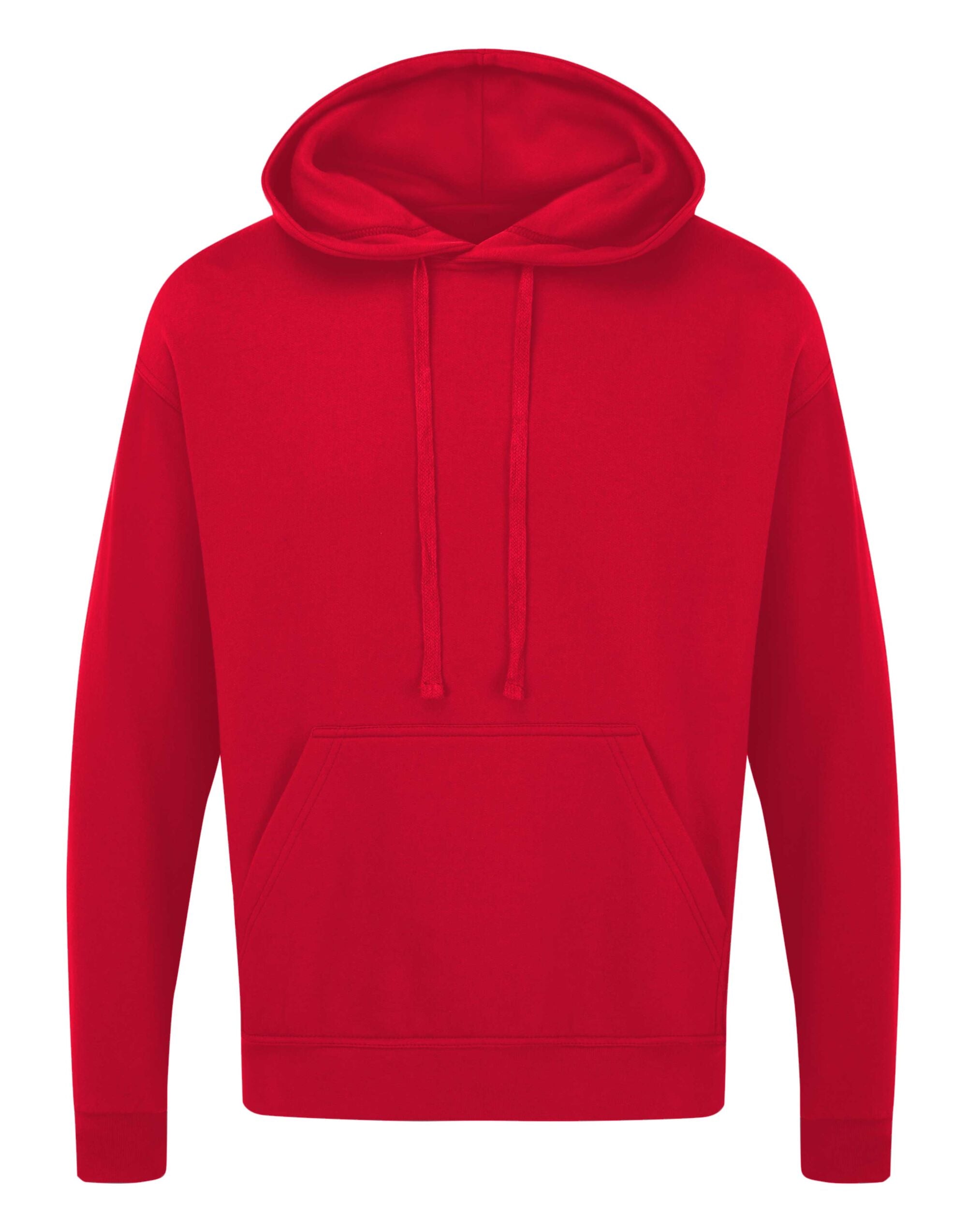 UCC Everyday Hooded Sweat 006 UCC006 - Red - Customisable Sweatshirts