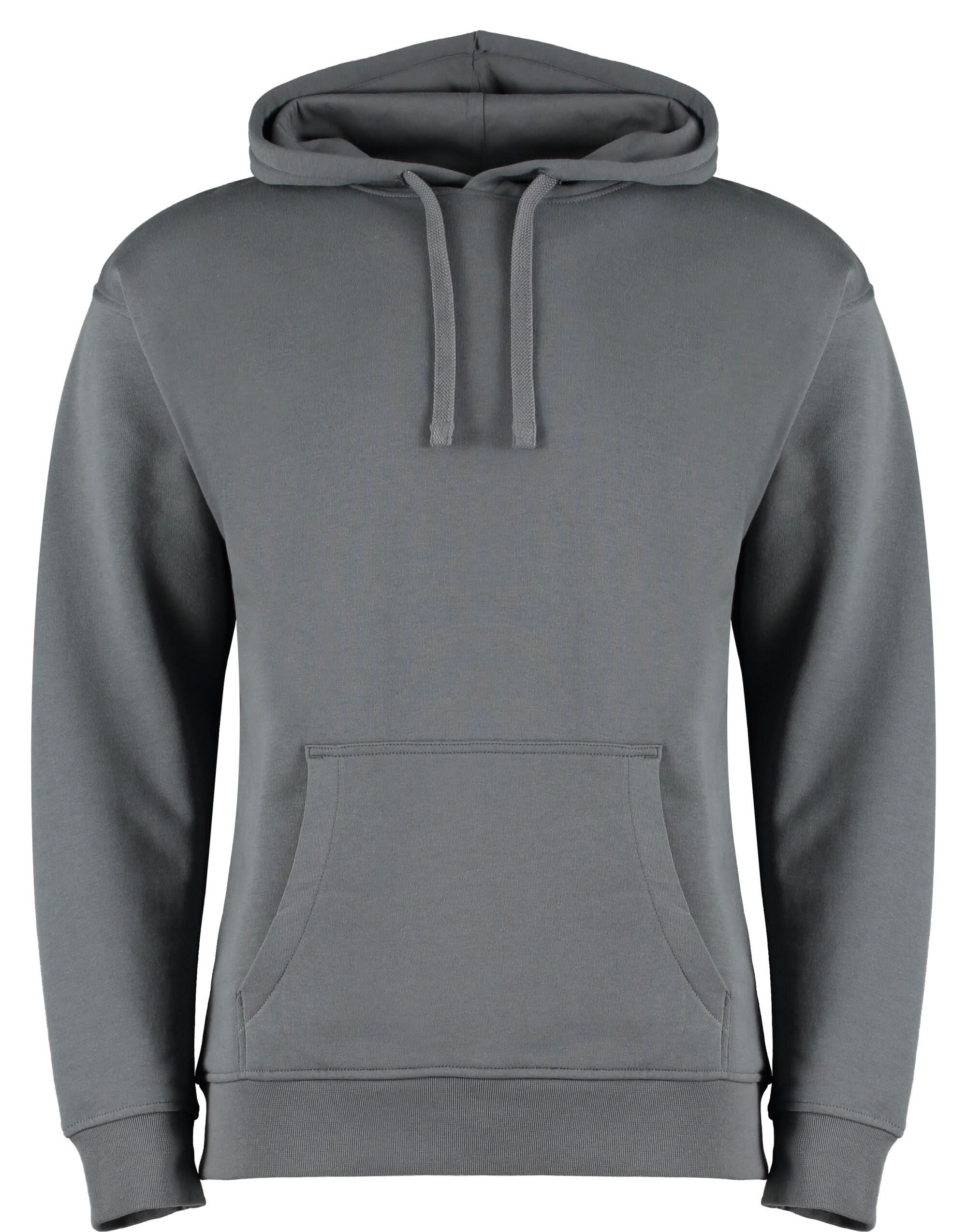 Kustom Kit Men’s Regular Fit Hoodie KK333 - Dark Grey - Customisable Sweatshirts And Hoodies
