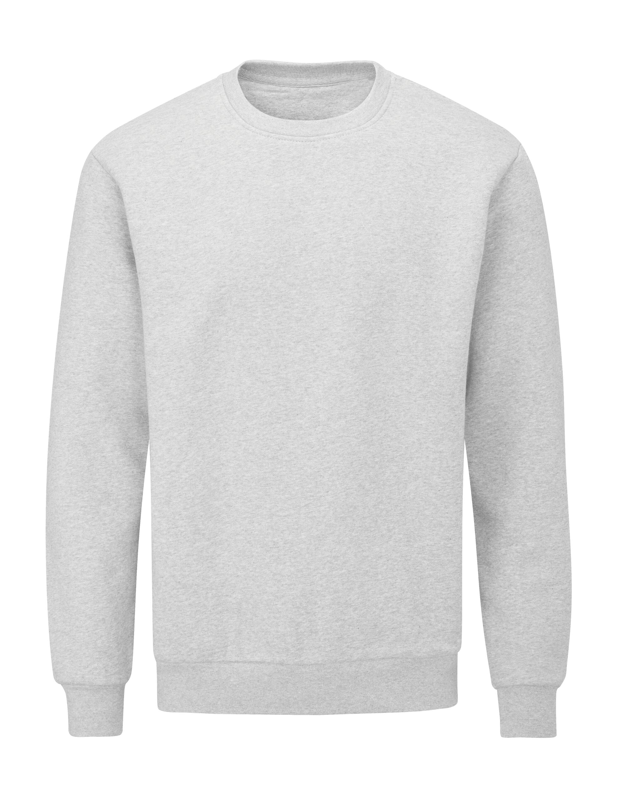 Mantis Essential Organic Sweatshirt M05 - Heather Grey Melange - Customisable Sweatshirts