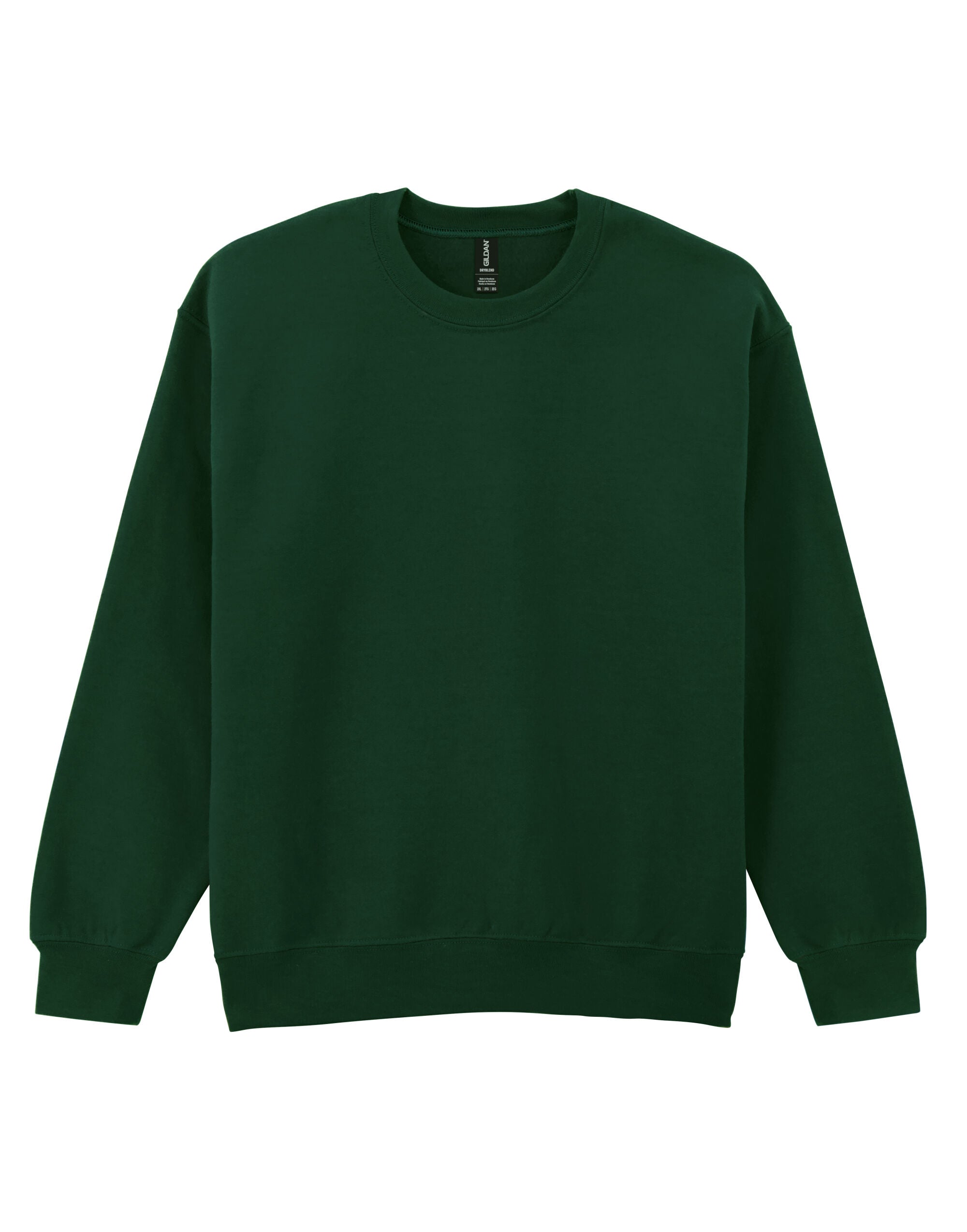 Gildan DryBlend Adult Crew Sweatshirt 12000 - Forest Green - Customisable Sweatshirts