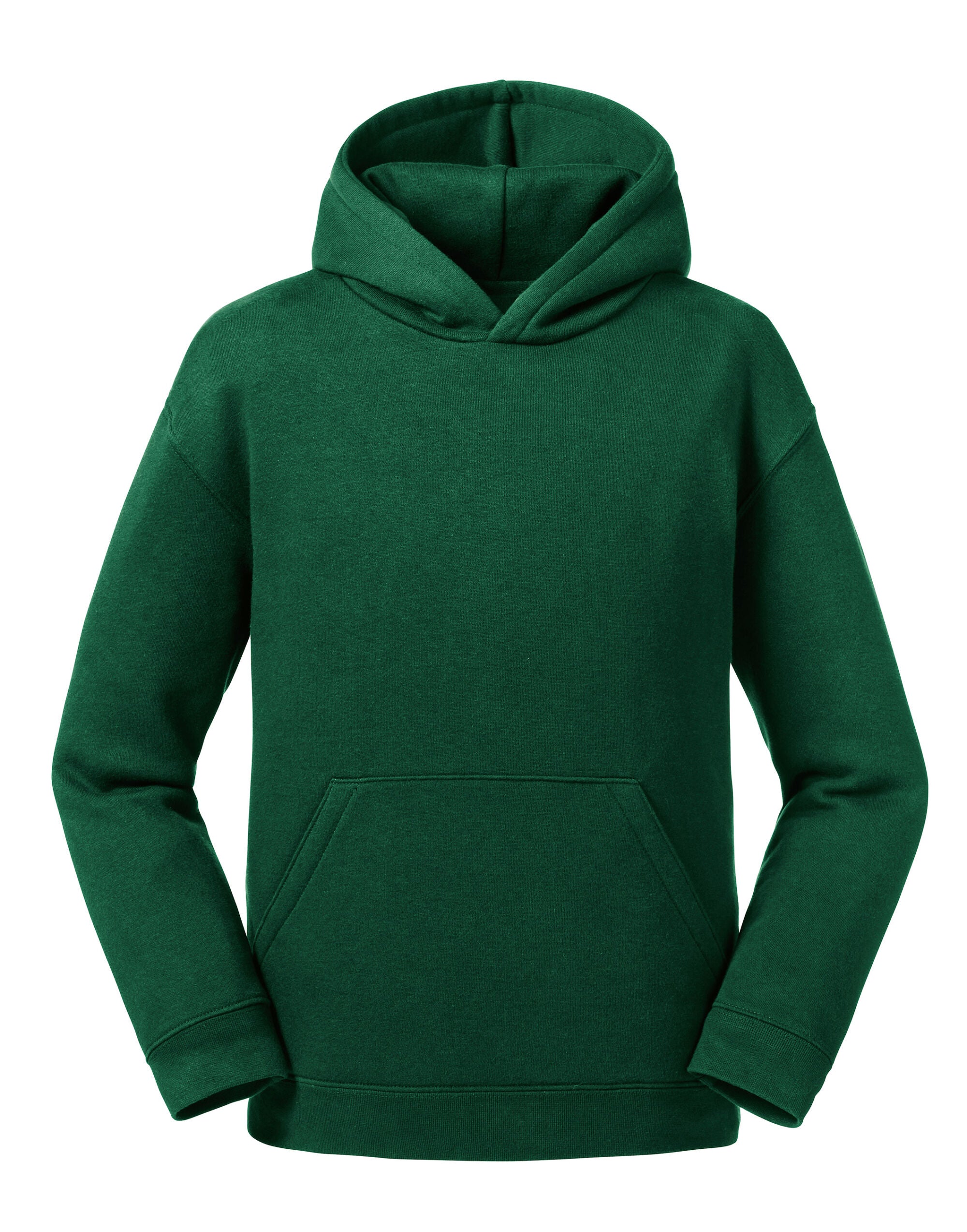 Russell Collection Russell Kids Authentic Hooded Sweat R265B - Bottle Green - Customisable Sweatshirts