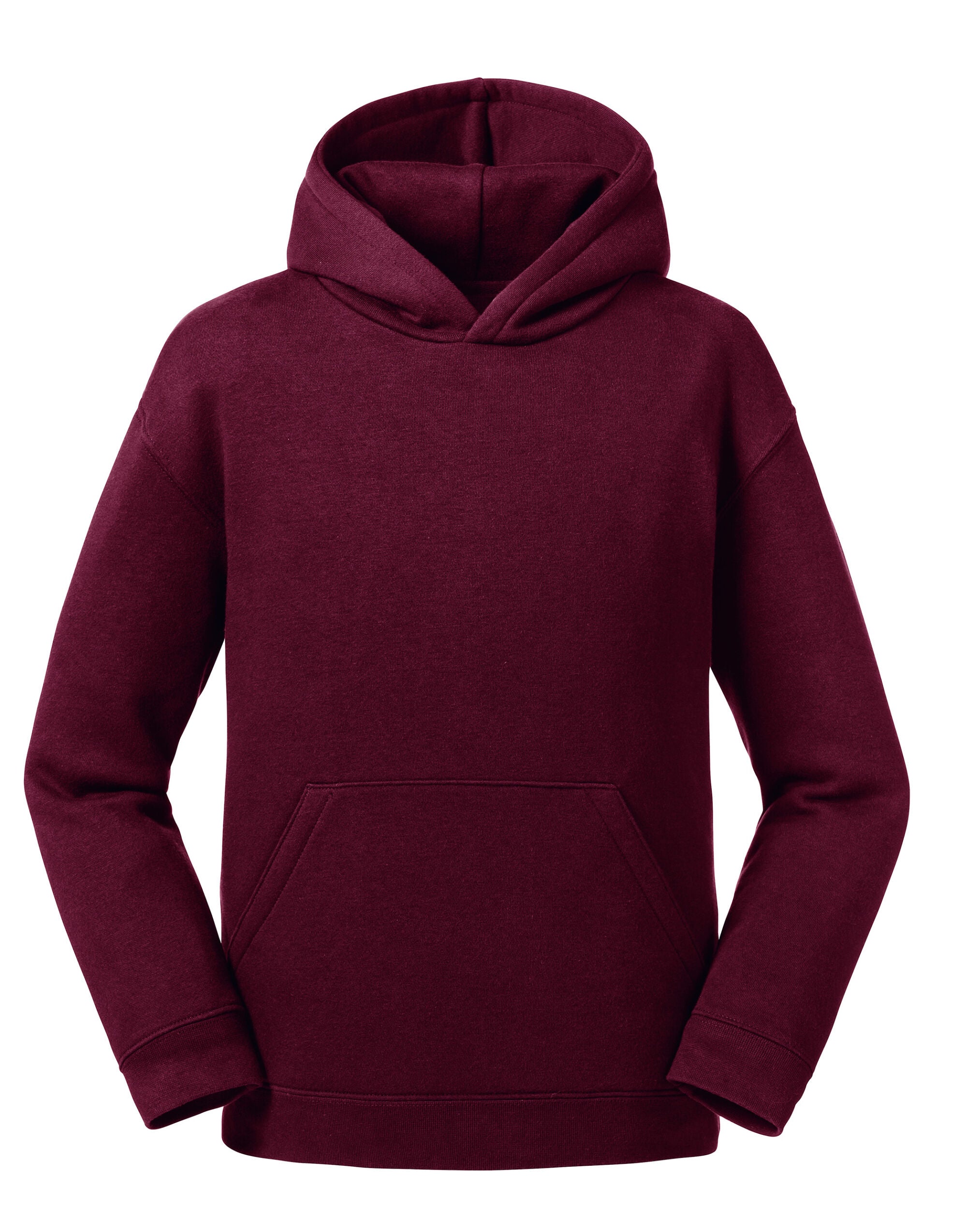Russell Collection Russell Kids Authentic Hooded Sweat R265B - Burgundy - Customisable Sweatshirts