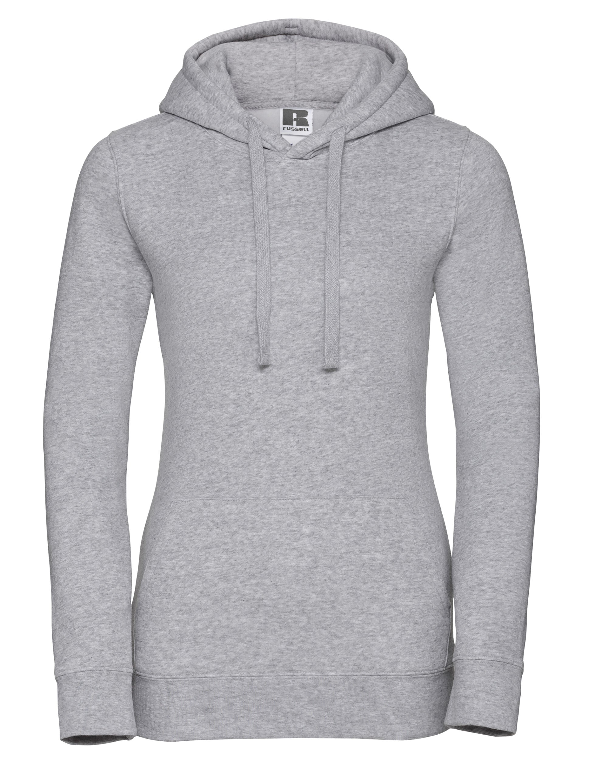 Russell Collection Russell Ladies Authentic Hooded Sweat 265F - Light Oxford - Customisable Sweatshirts