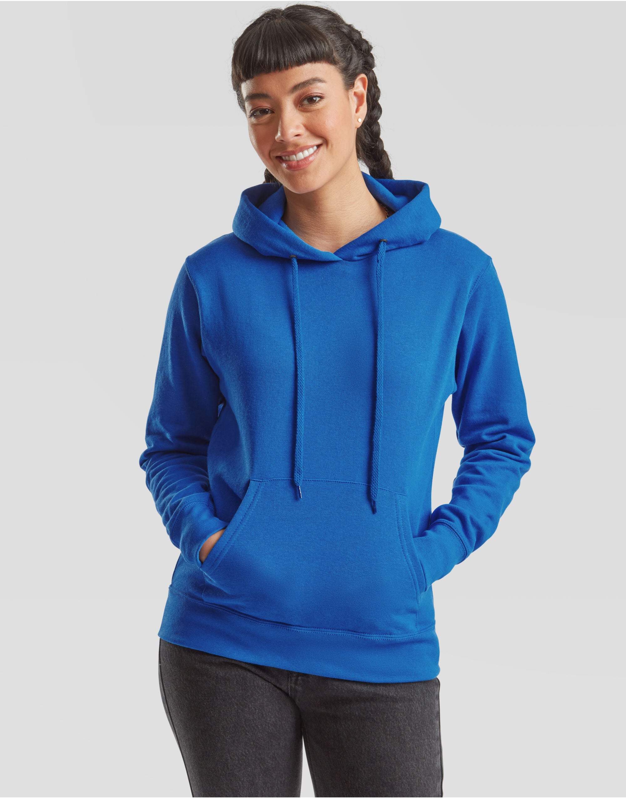 Fruit Of The Loom FOTL Ladies Classic Hooded Sweat 62038 - - Customisable Sweatshirts