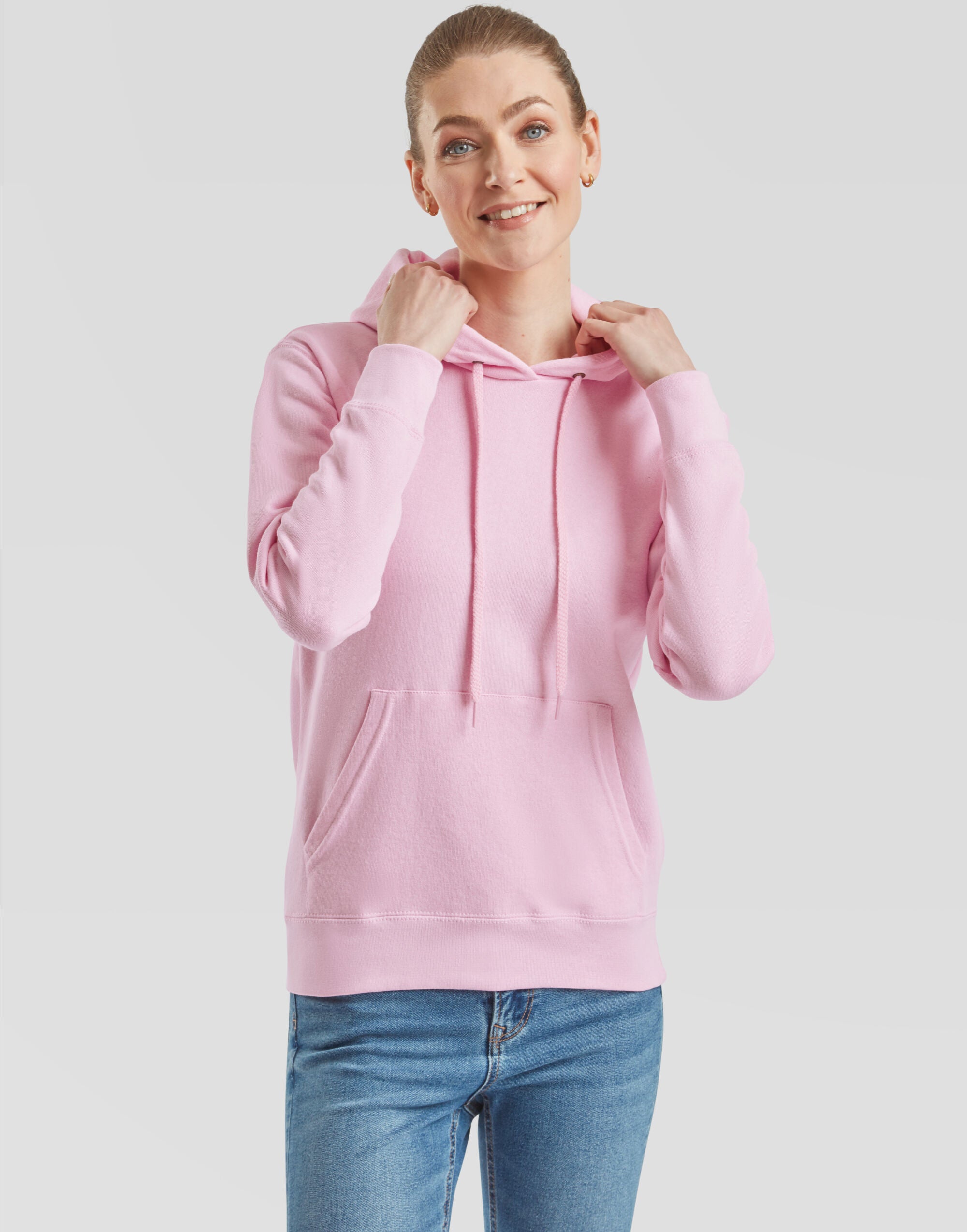 Fruit Of The Loom FOTL Ladies Classic Hooded Sweat 62038 - - Customisable Sweatshirts
