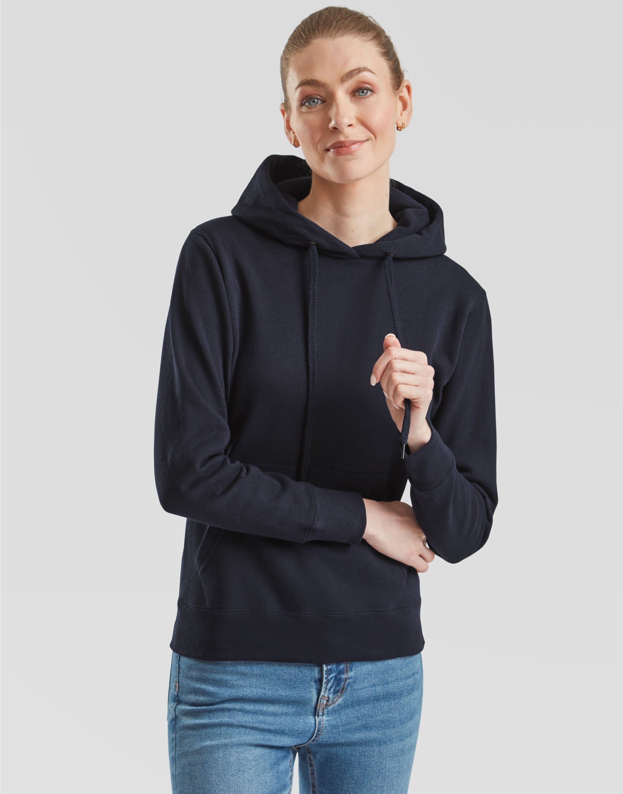 Fruit Of The Loom FOTL Ladies Classic Hooded Sweat 62038 - - Customisable Sweatshirts