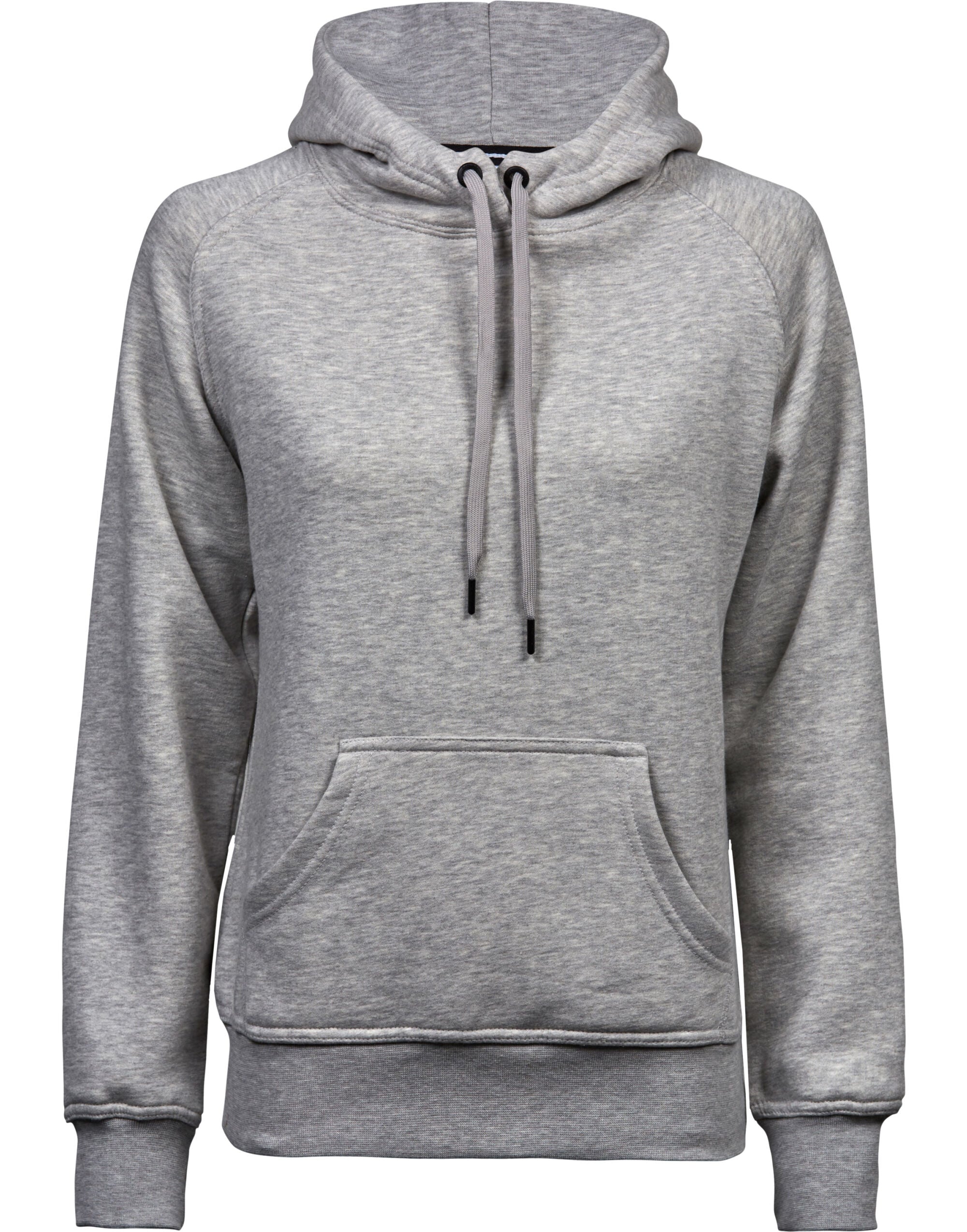 Tee Jays Ladies Hooded Sweatshirt TJ5431 - Heather Grey - Customisable Sweatshirts