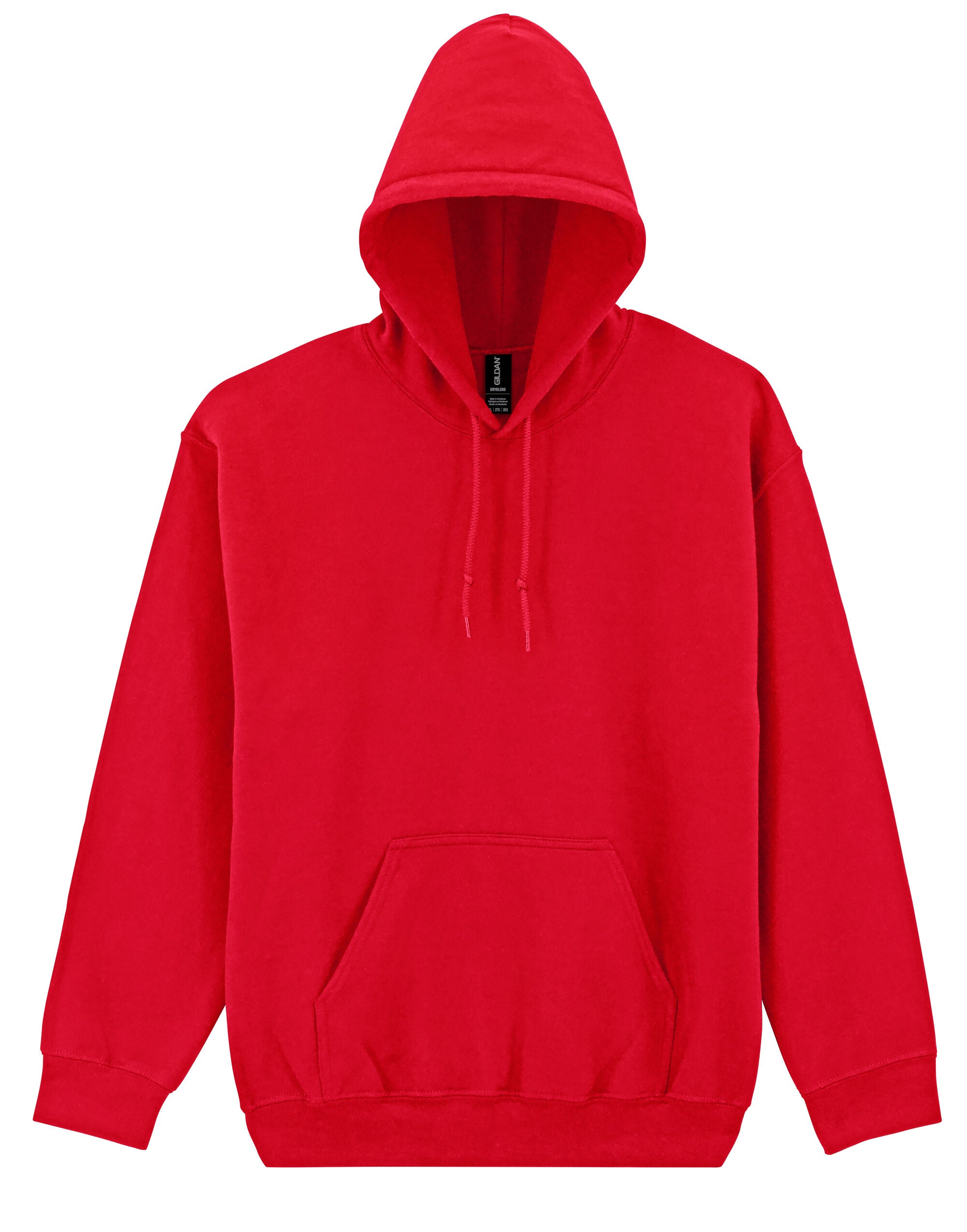 Gildan DryBlend Adult Hooded Sweatshirt 12500 - Red - Customisable Sweatshirts