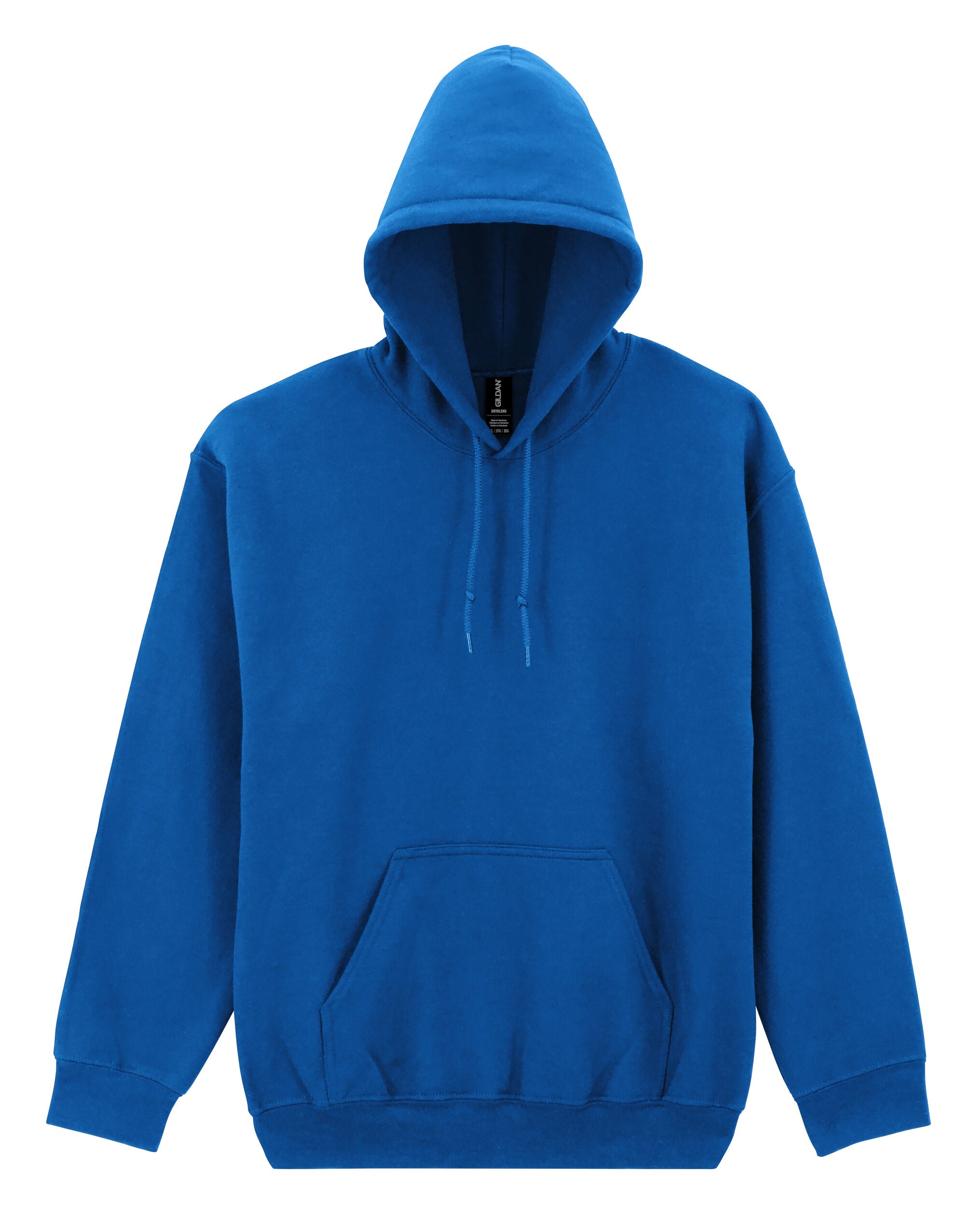Gildan DryBlend Adult Hooded Sweatshirt 12500 - Royal - Customisable Sweatshirts