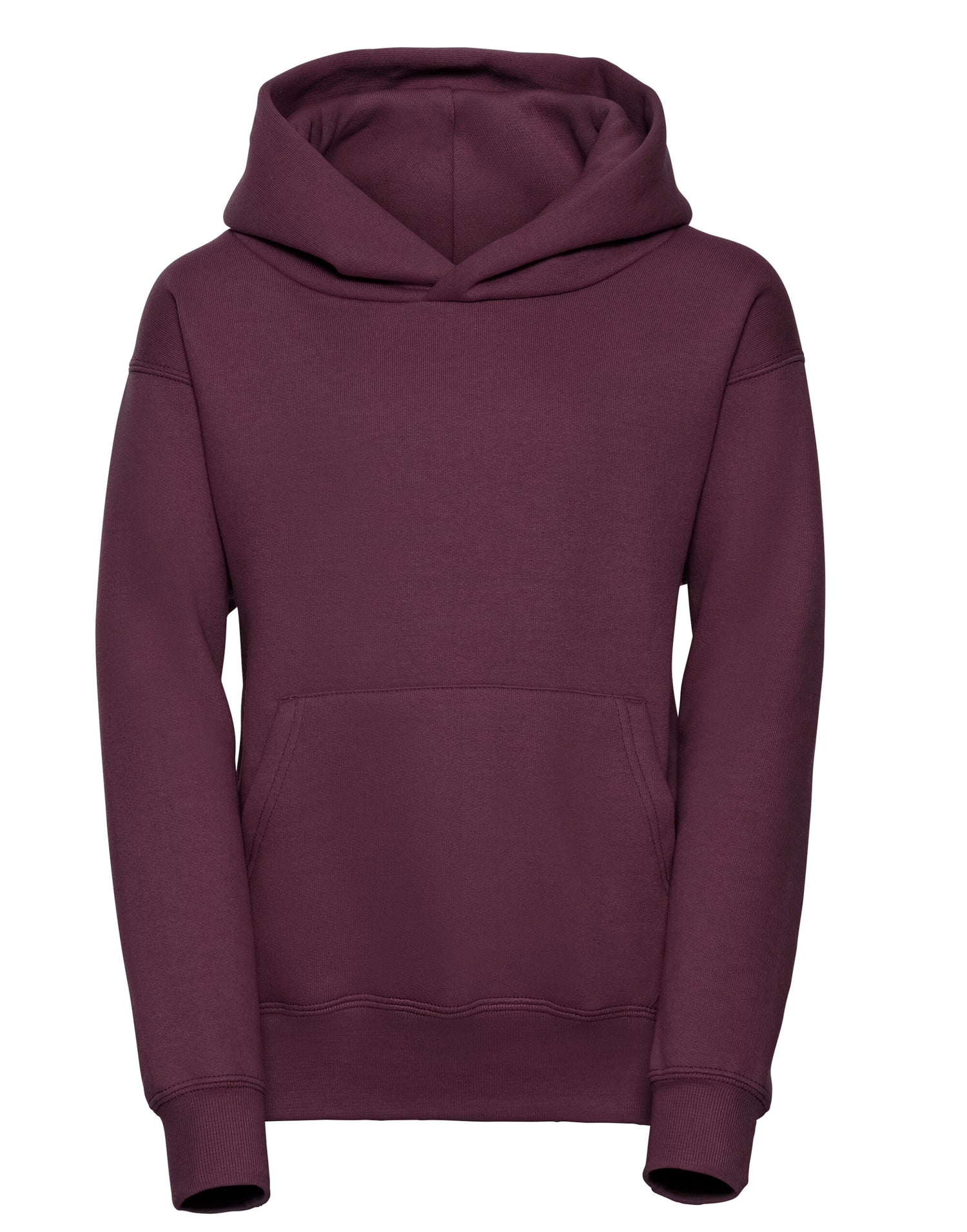 Russell Collection Russell Kids Hooded Sweatshirt 575B - Burgundy - Customisable Sweatshirts