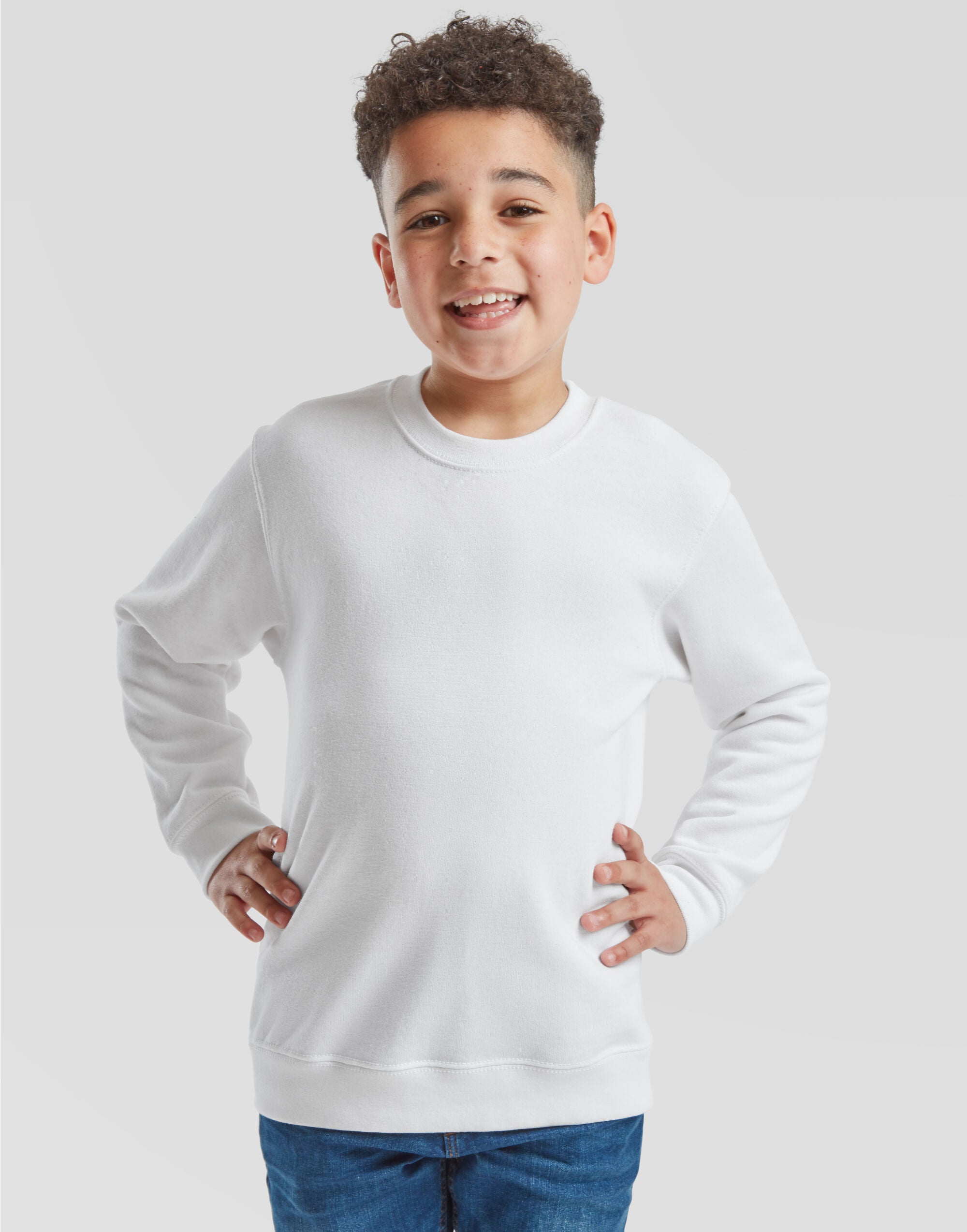 Fruit of the Loom Kids Classic Set In Sweat 62041 - - Customisable Sweatshirts