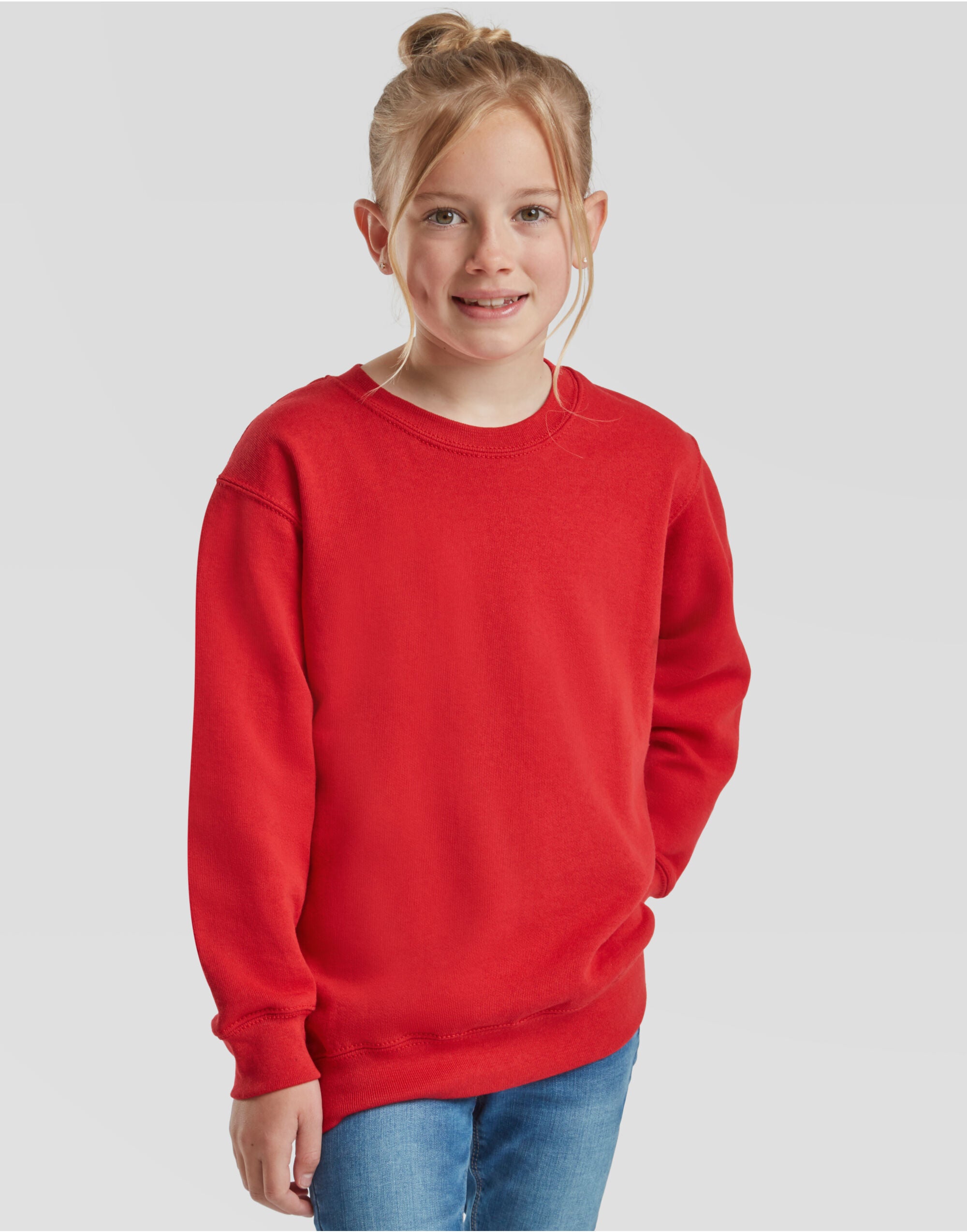 Fruit of the Loom Kids Classic Set In Sweat 62041 - - Customisable Sweatshirts