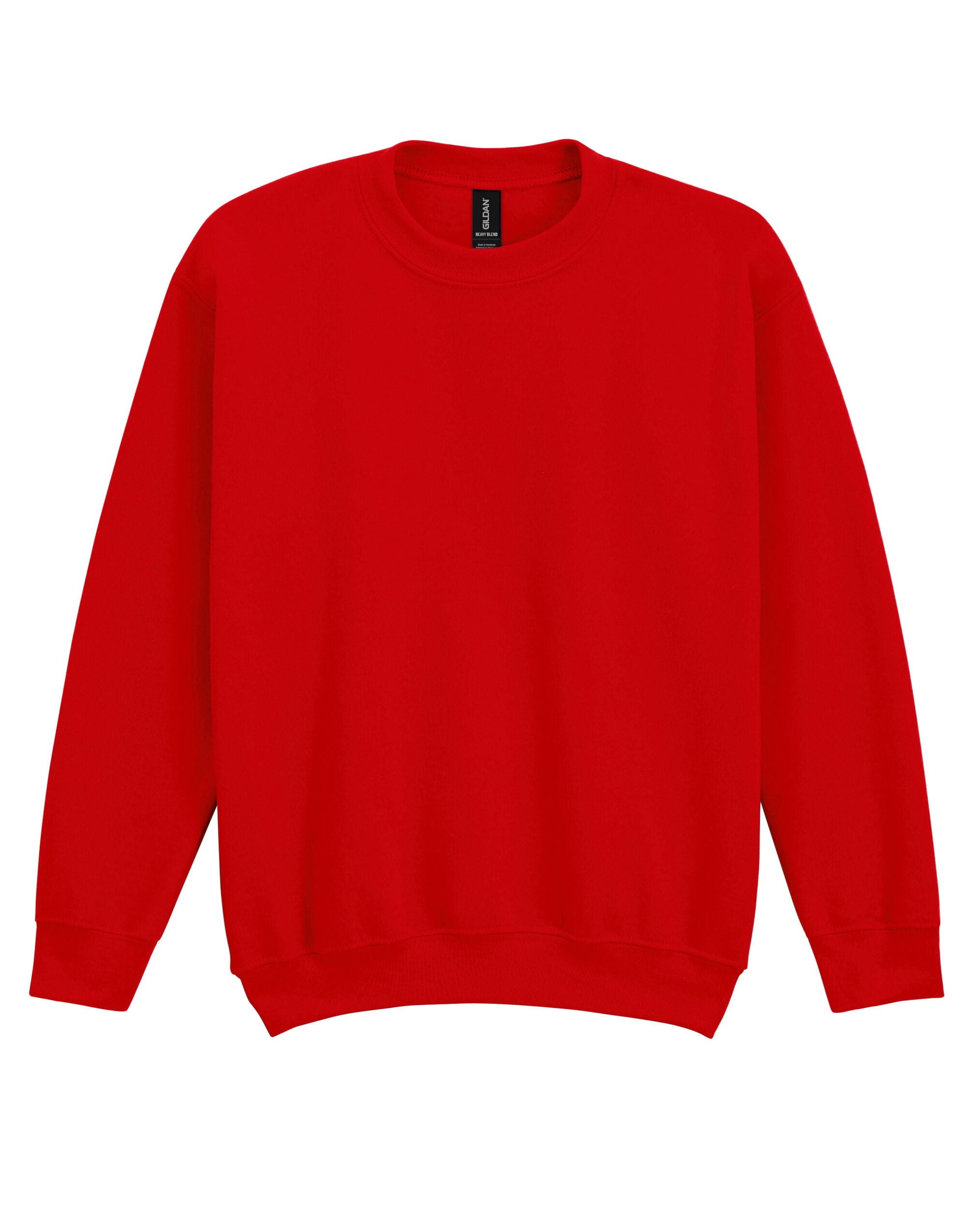 Gildan Heavy Blend Youth Crew Sweatshirt 18000b - Red - Customisable Sweatshirts