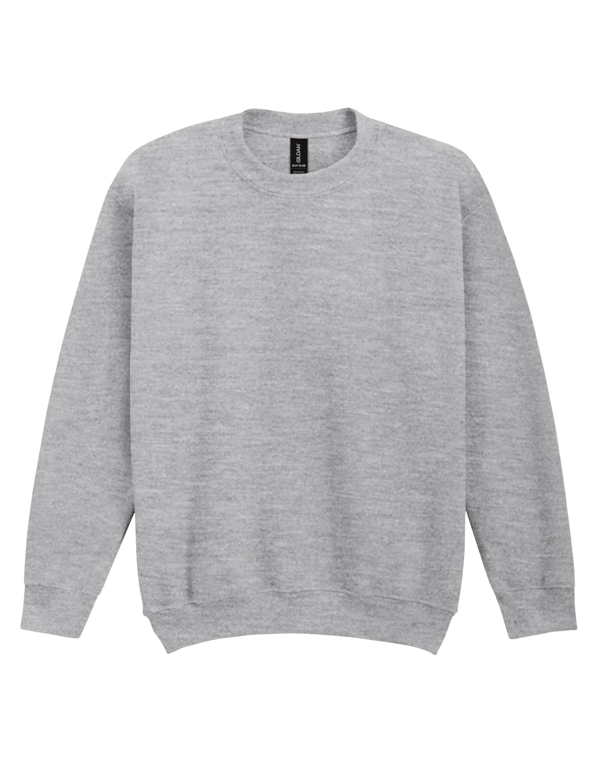 Gildan Heavy Blend Youth Crew Sweatshirt 18000b - Sport Grey - Customisable Sweatshirts