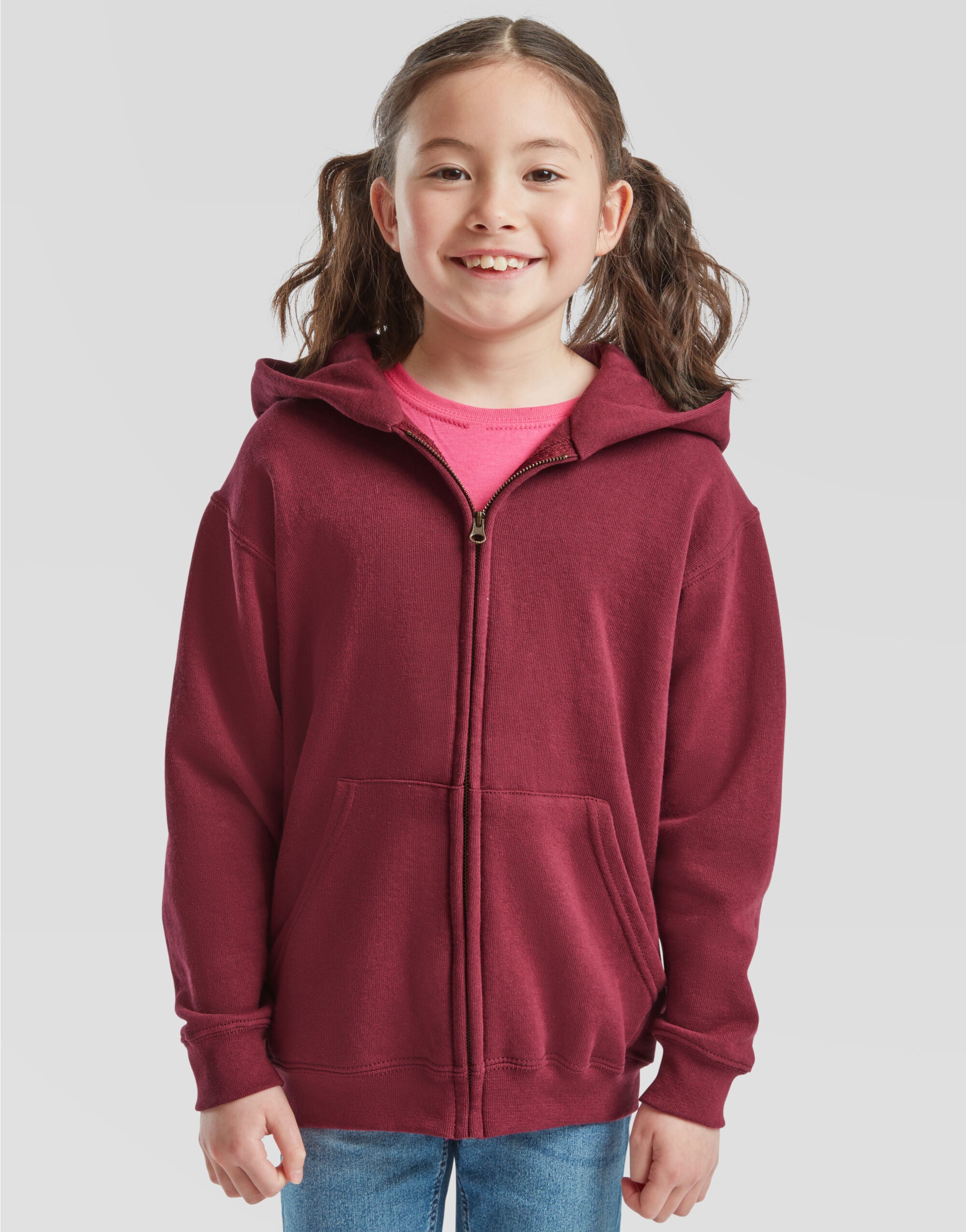 Fruit of the Loom Kids Classic Hooded Sweat Jacket 62045 - - Customisable Jackets