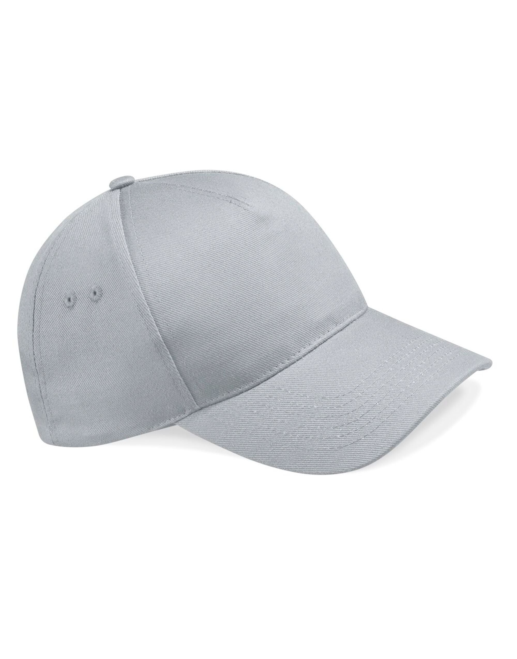 Beechfield Ultimate 5 Panel Cap B15 - Light Grey O S - Customisable Caps