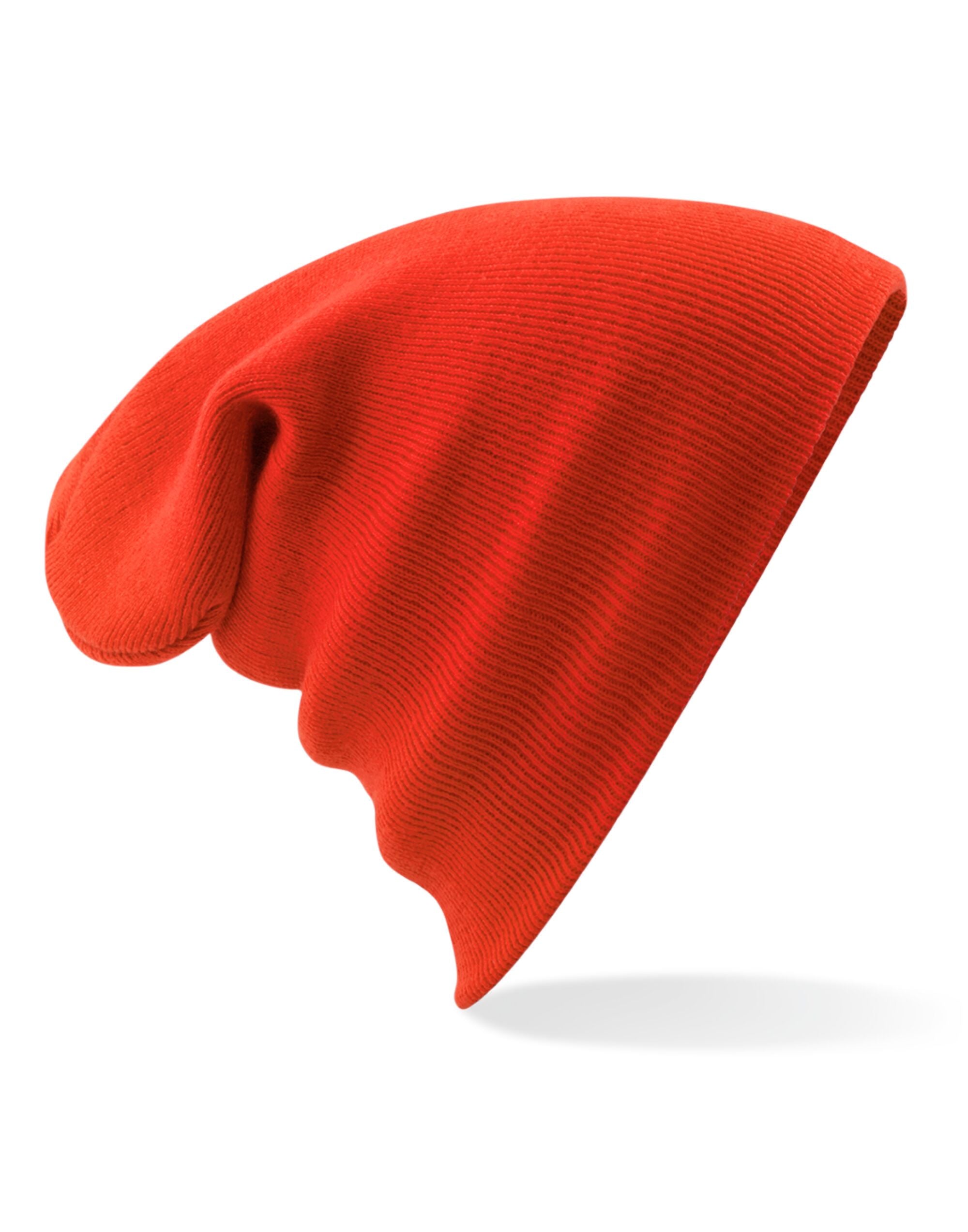 Beechfield Original Cuffed Beanie B45 - Fire Red O S - Customisable Beanies