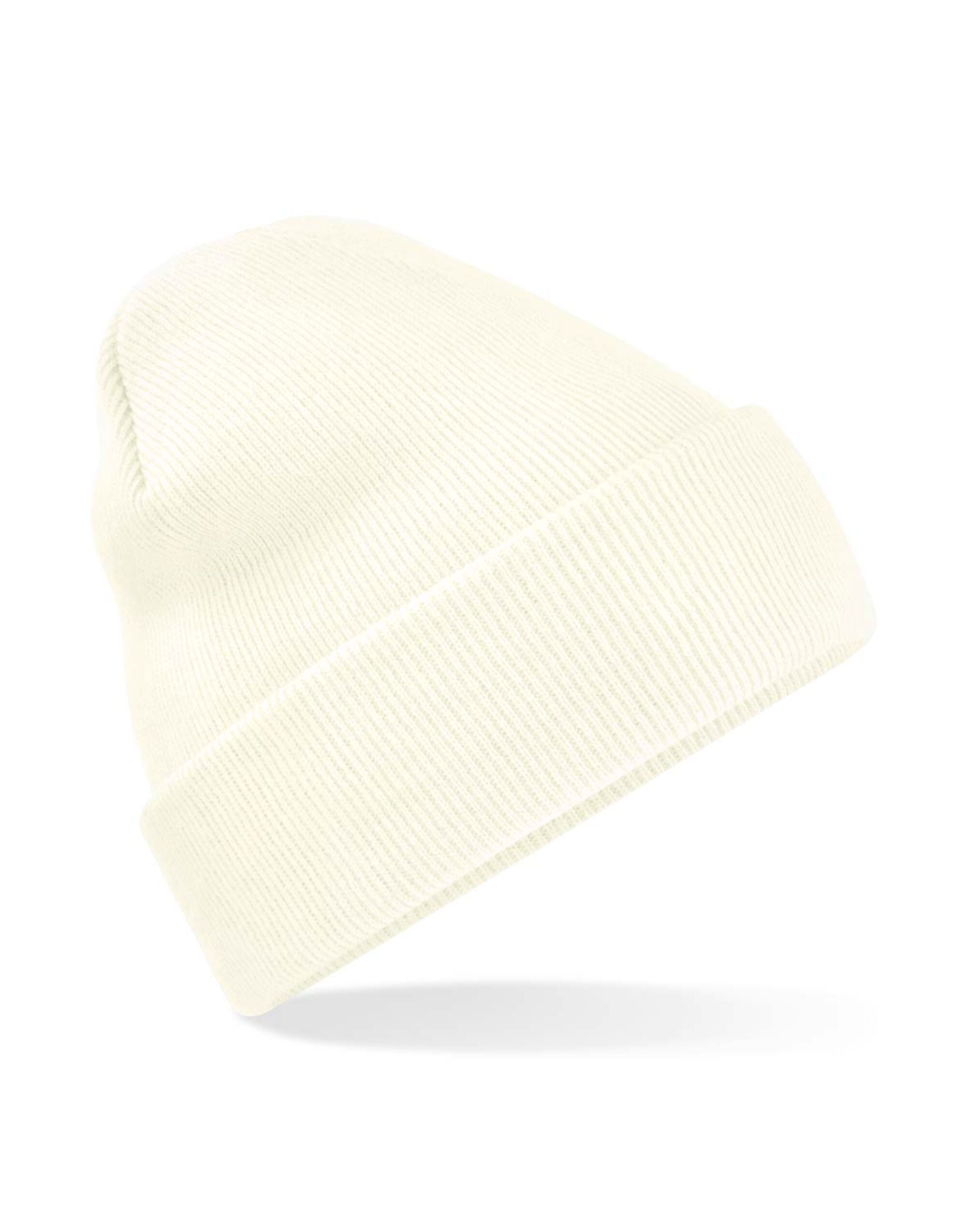 Beechfield Original Cuffed Beanie B45 - Soft White O S - Customisable Beanies