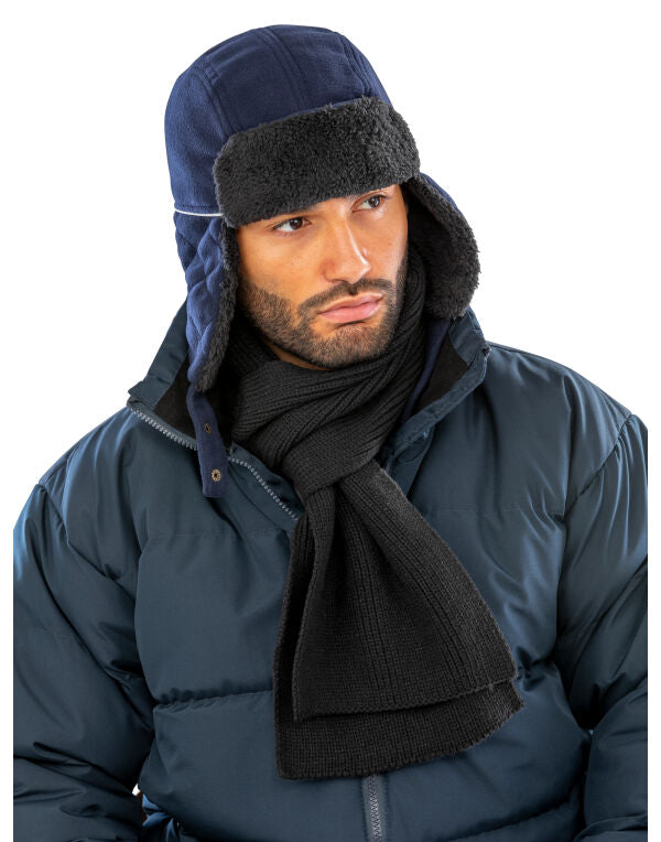 Result Winter Ocean Trapper Hat rc032x - - Customisable Hats