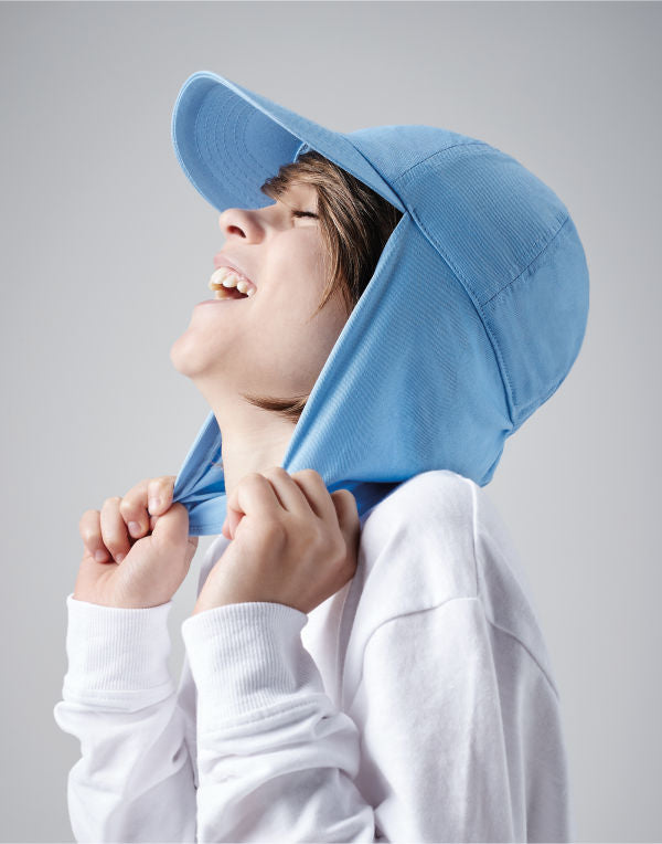 Beechfield Junior Legionnaire Style Cap B11B - - Customisable Caps