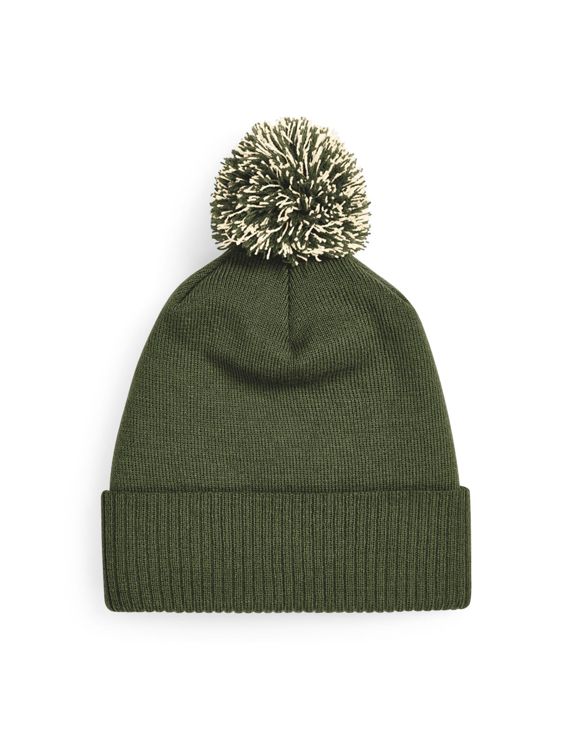 Beechfield Snowstar® Beanie B450 - Olive Green Oatmeal O S - Customisable Beanies