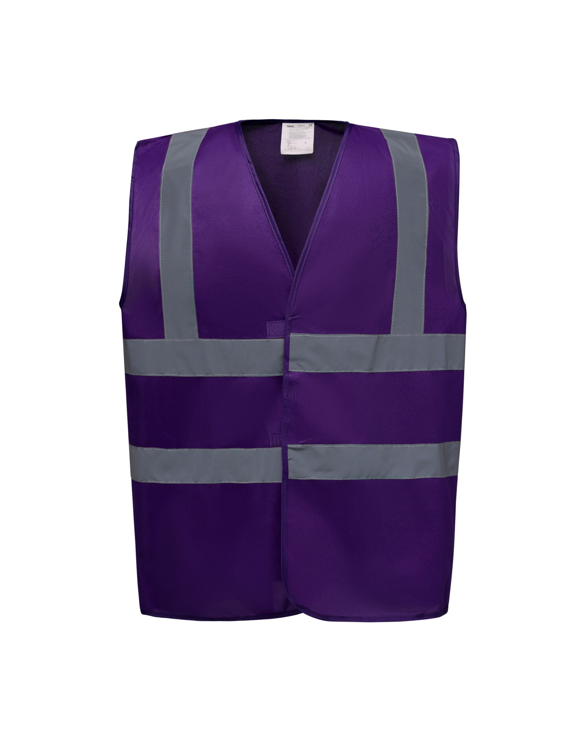 Yoko Enhanced Vis Waistcoat hvw100ev - Purple - Customisable HV Vest