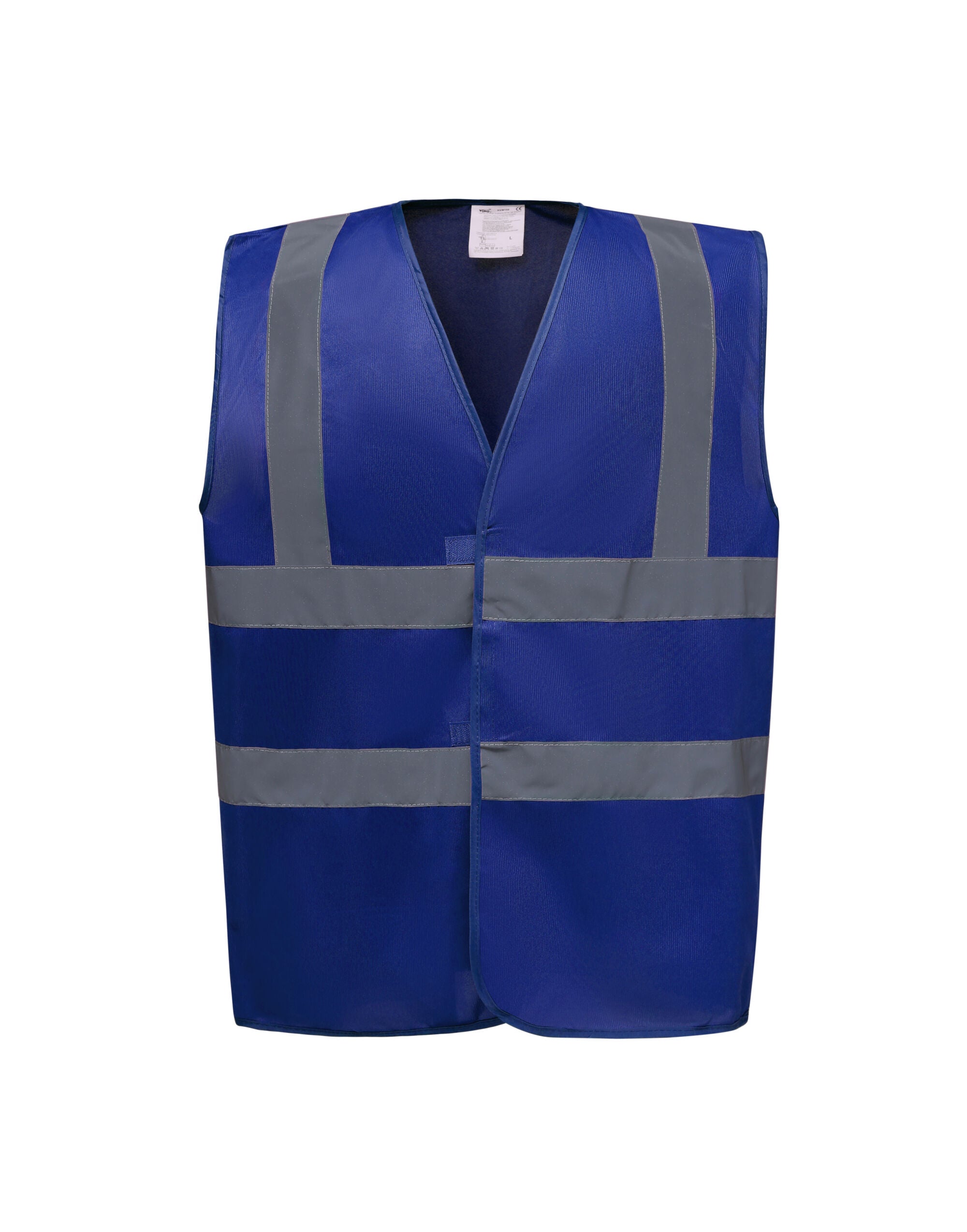 Yoko Enhanced Vis Waistcoat hvw100ev - Royal Blue - Customisable HV Vest