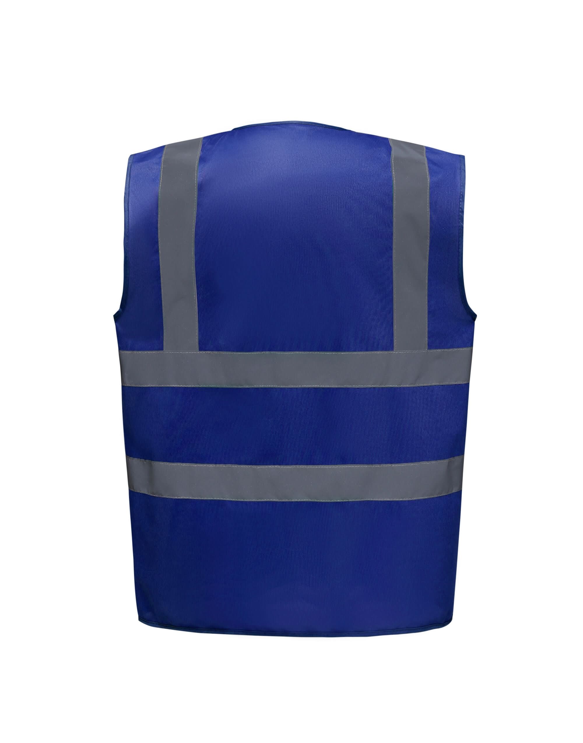 YOKO Enhanced Visibility Waistcoat HVW100EV - Royal Blue - Customisable Hi-Vis Vest