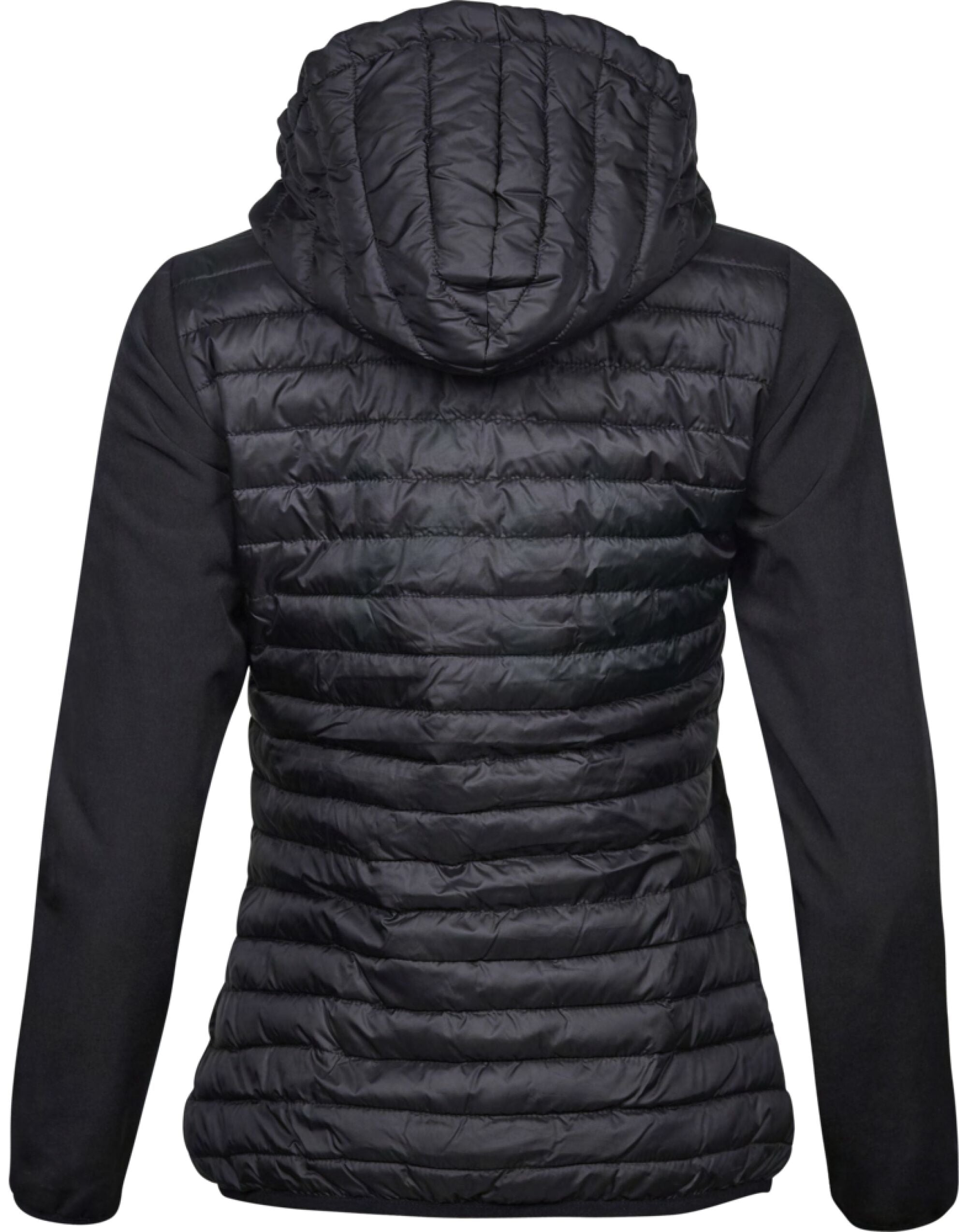 Tee Jays Womens Hooded Crossover Jacket TJ9629 - Black - Customisable Jacket