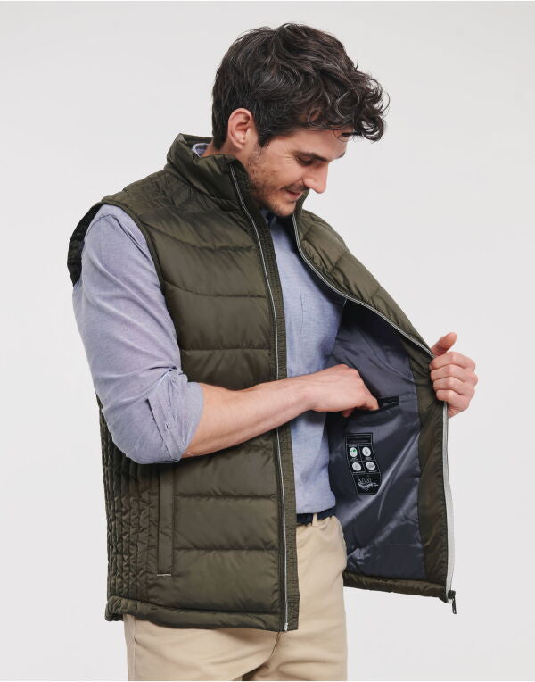 Russell Collection Russell Mens Nano Bodywarmer R441M - - Customisable Gilets & Body Warmers