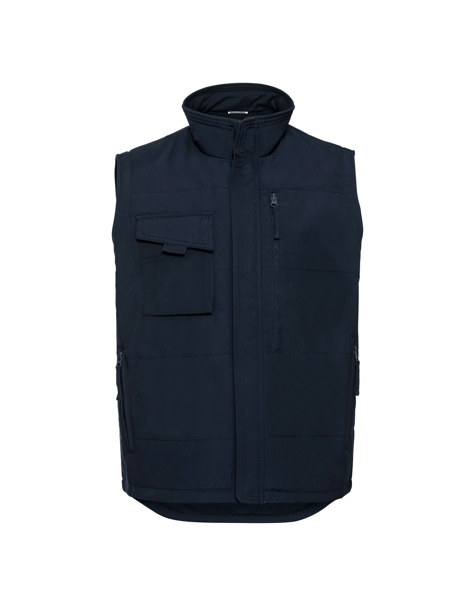 Russell Collection Russell Heavy Duty Workwear Gilet 014m - French Navy - Customisable Gilets & Body Warmers