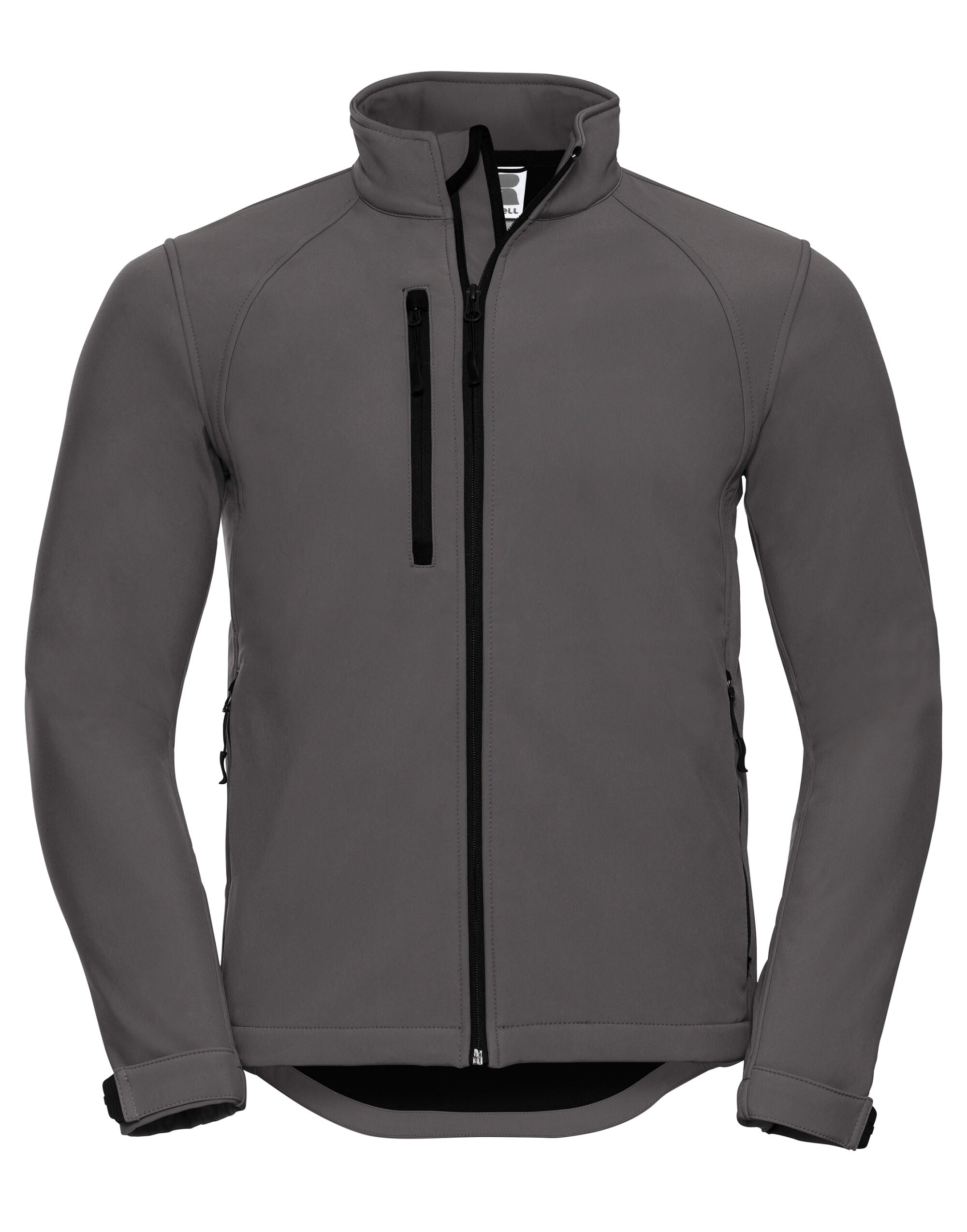 Russell Collection Russell Mens Softshell Jacket 140M - Titanium - Customisable Softshell Jacket