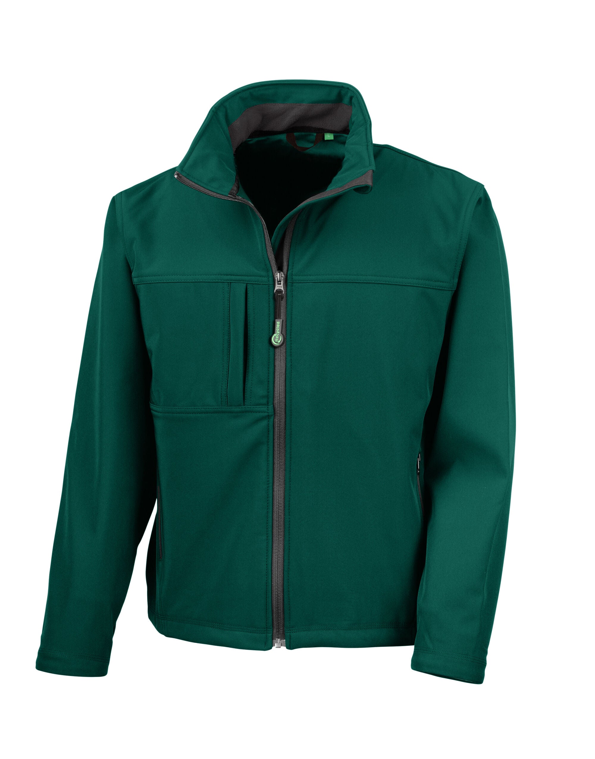 Result Mens Classic Softshell Jacket R121M - Bottle Green - Customisable Jackets