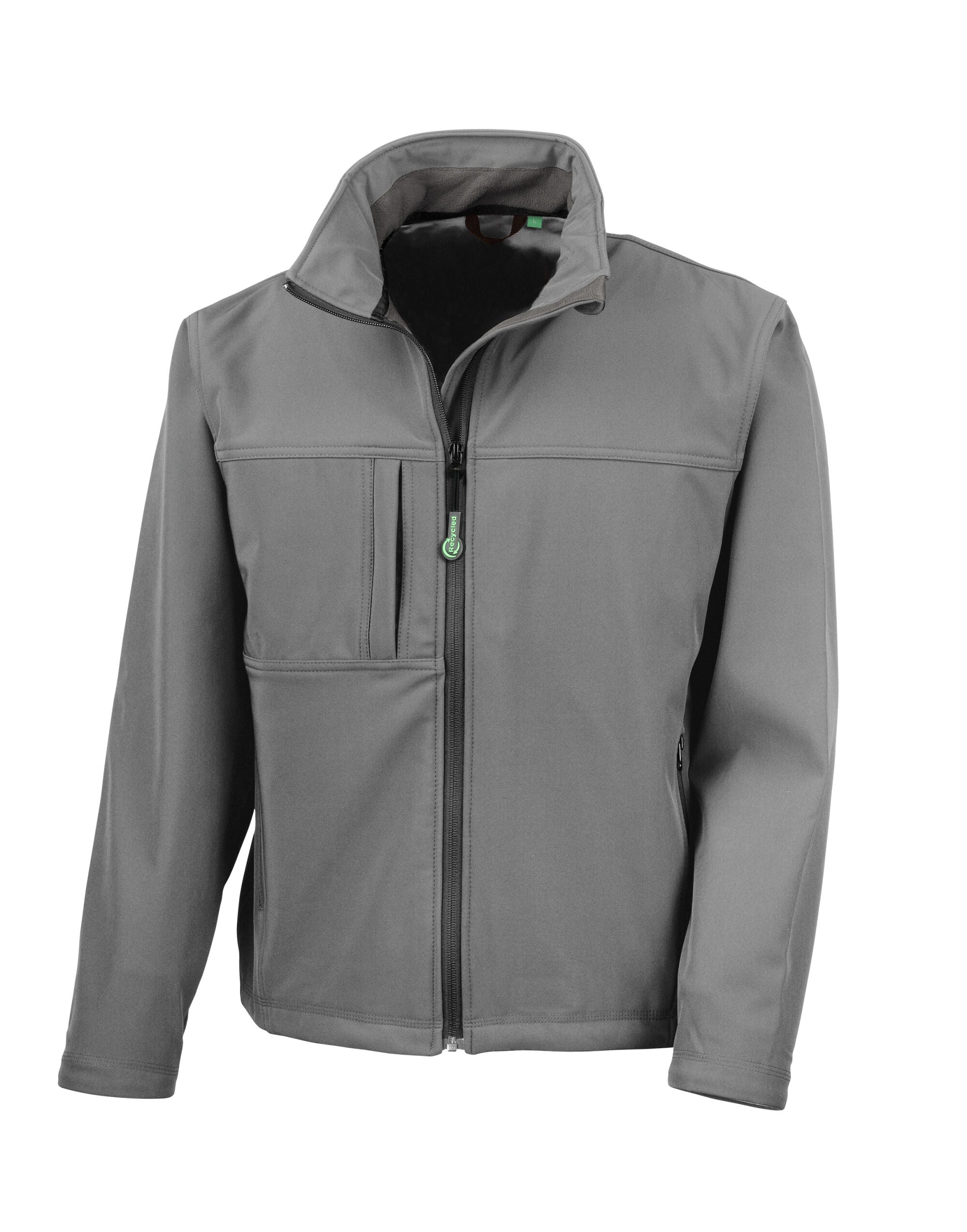 Result Mens Classic Softshell Jacket R121M - Workguard Grey - Customisable Jackets
