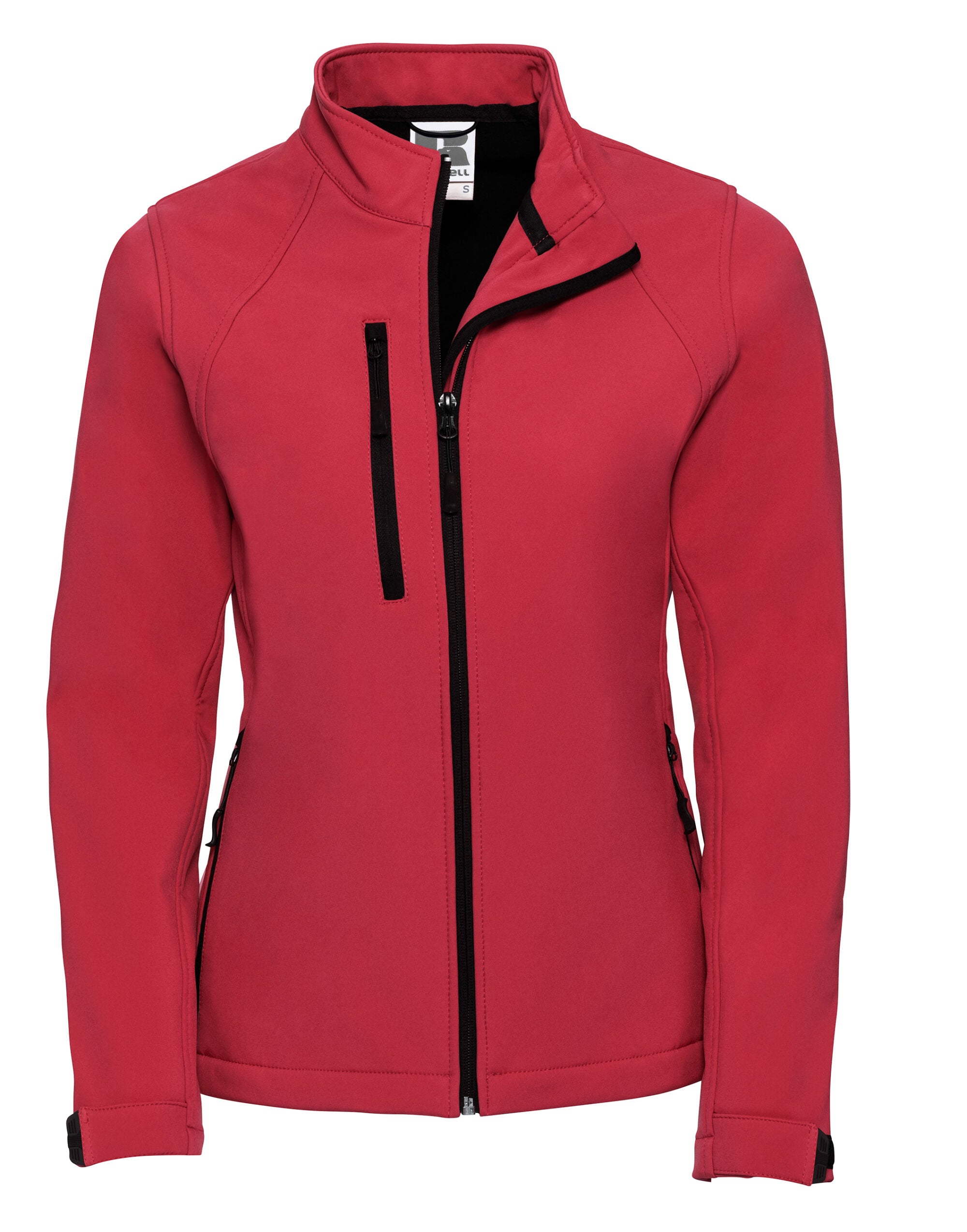 Russell Collection Russell Ladies Softshell Jacket 140F - Classic Red - Customisable Softshell Jacket