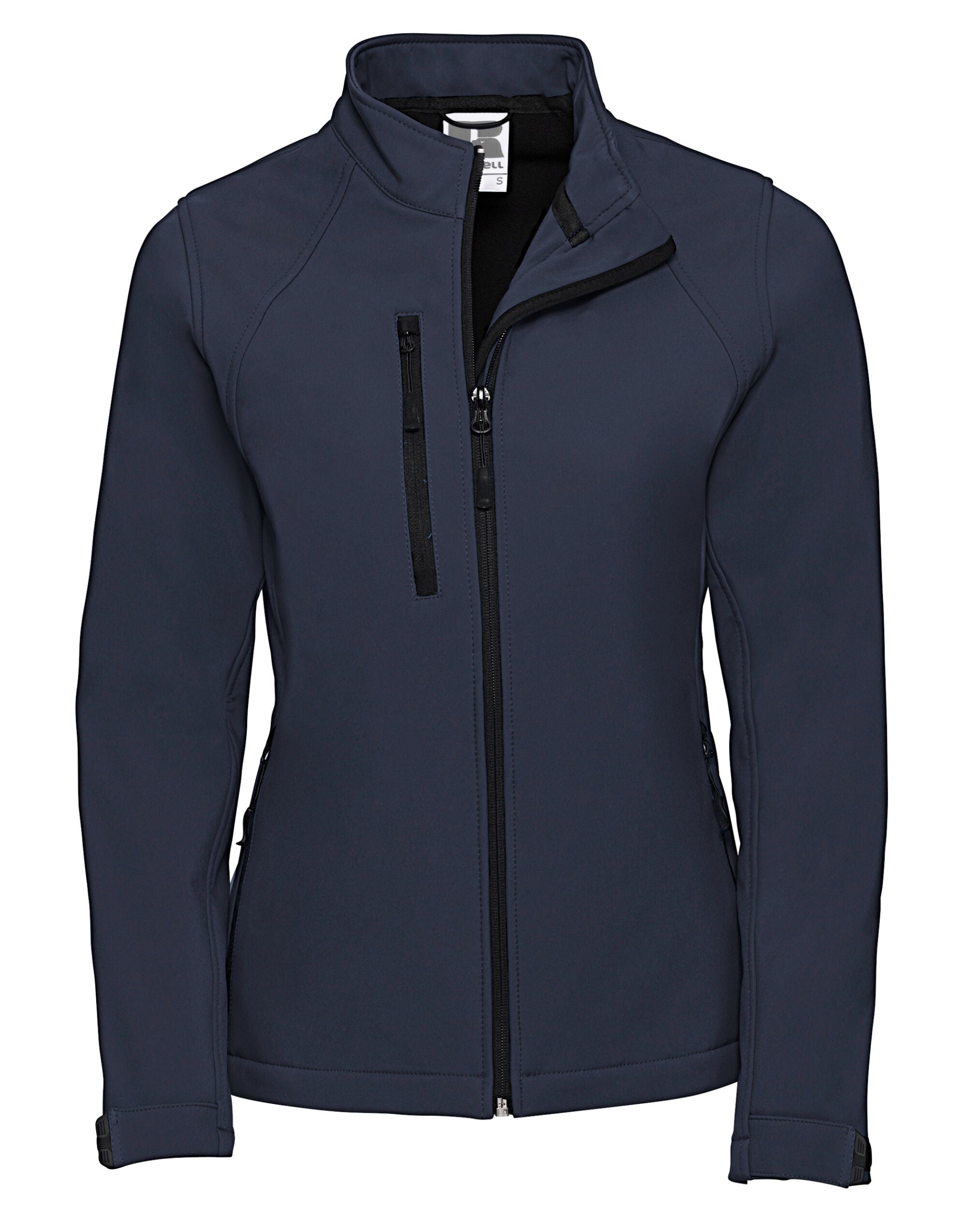 Russell Collection Russell Ladies Softshell Jacket 140F - French Navy - Customisable Softshell Jacket