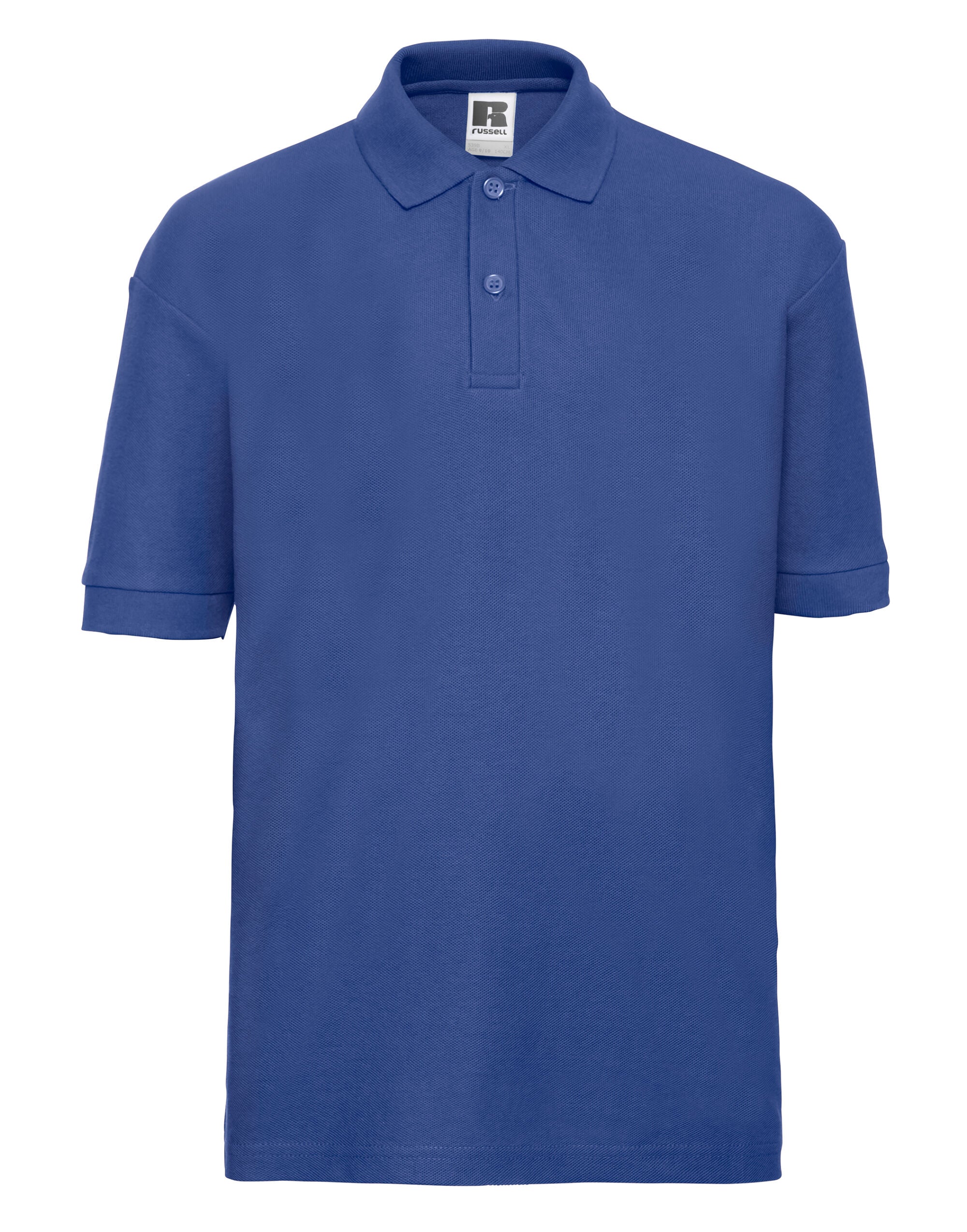 Russell Collection Russell Kids Classic Polo 539B - Bright Royal - Customisable Polos