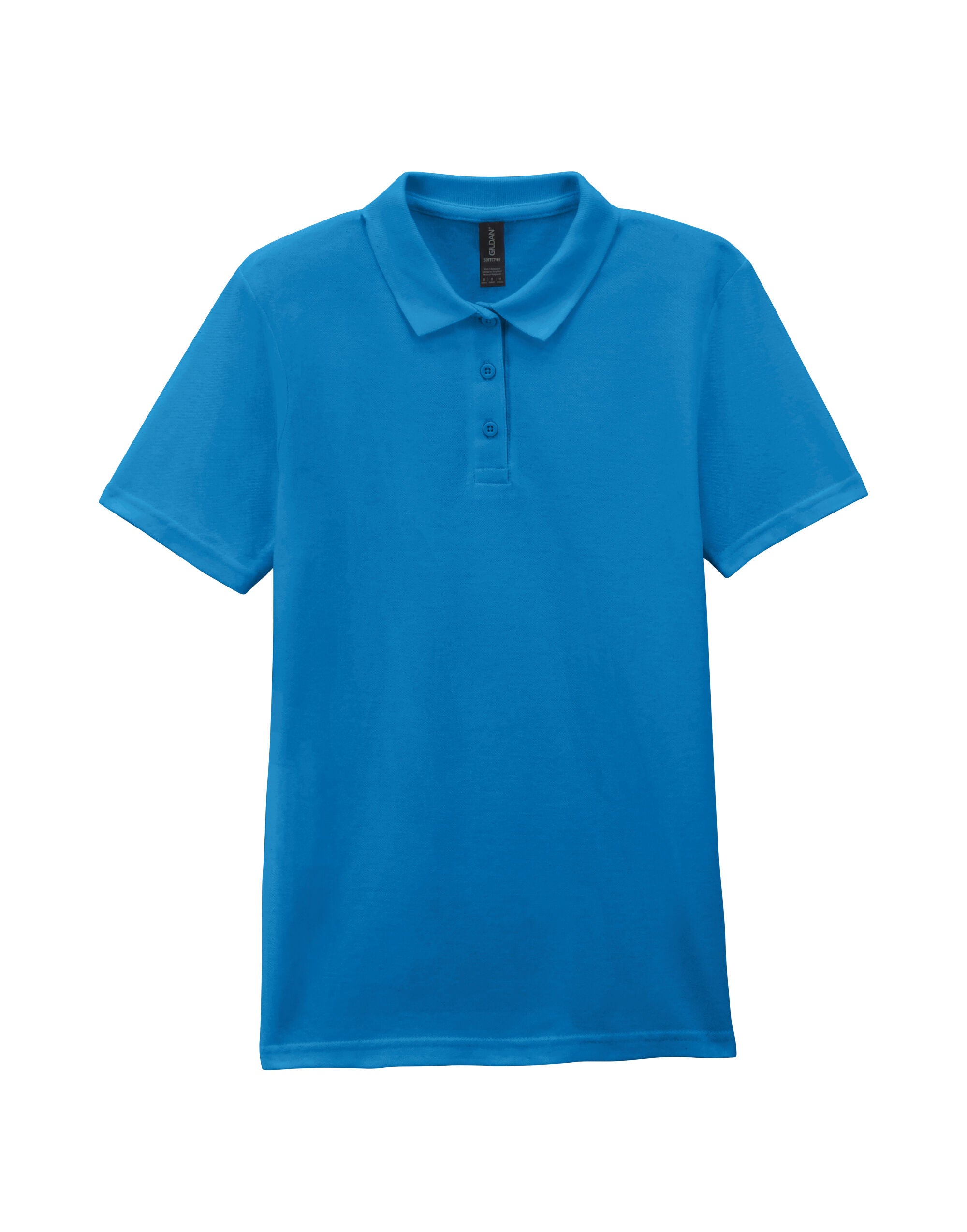 Gildan Sstyle Ladies Double Pique Polo 64800L - Sapphire - Customisable Polos