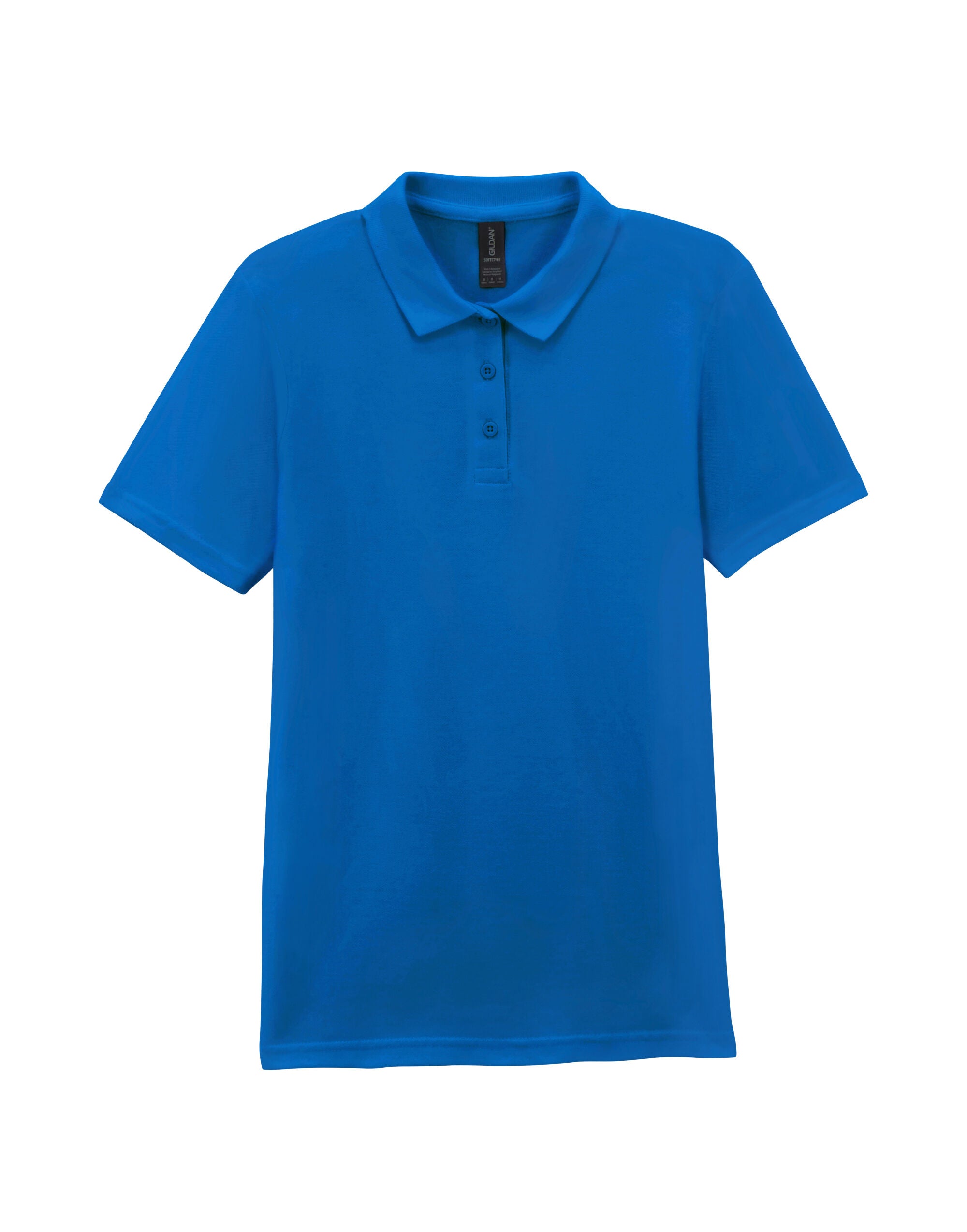 Gildan Sstyle Ladies Double Pique Polo 64800L - Royal - Customisable Polos