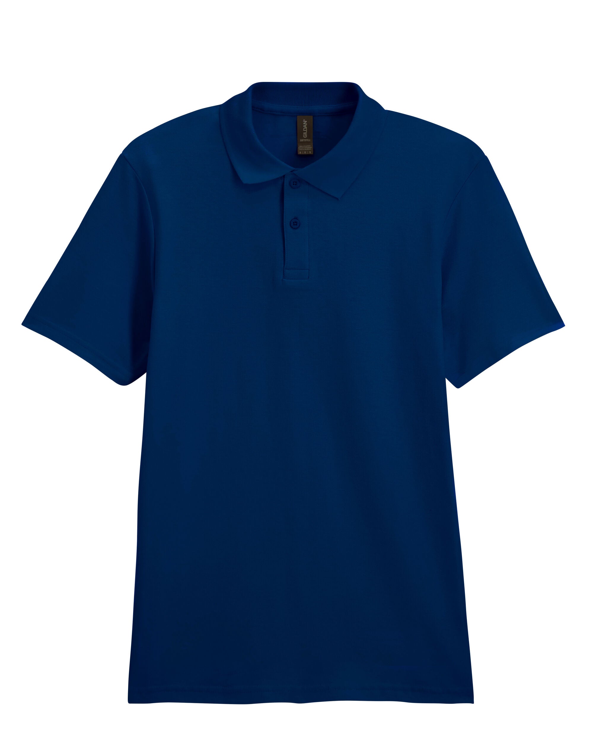 Gildan Softstyle Adult Double Pique Polo 64800 - Navy Blue - Customisable Polos