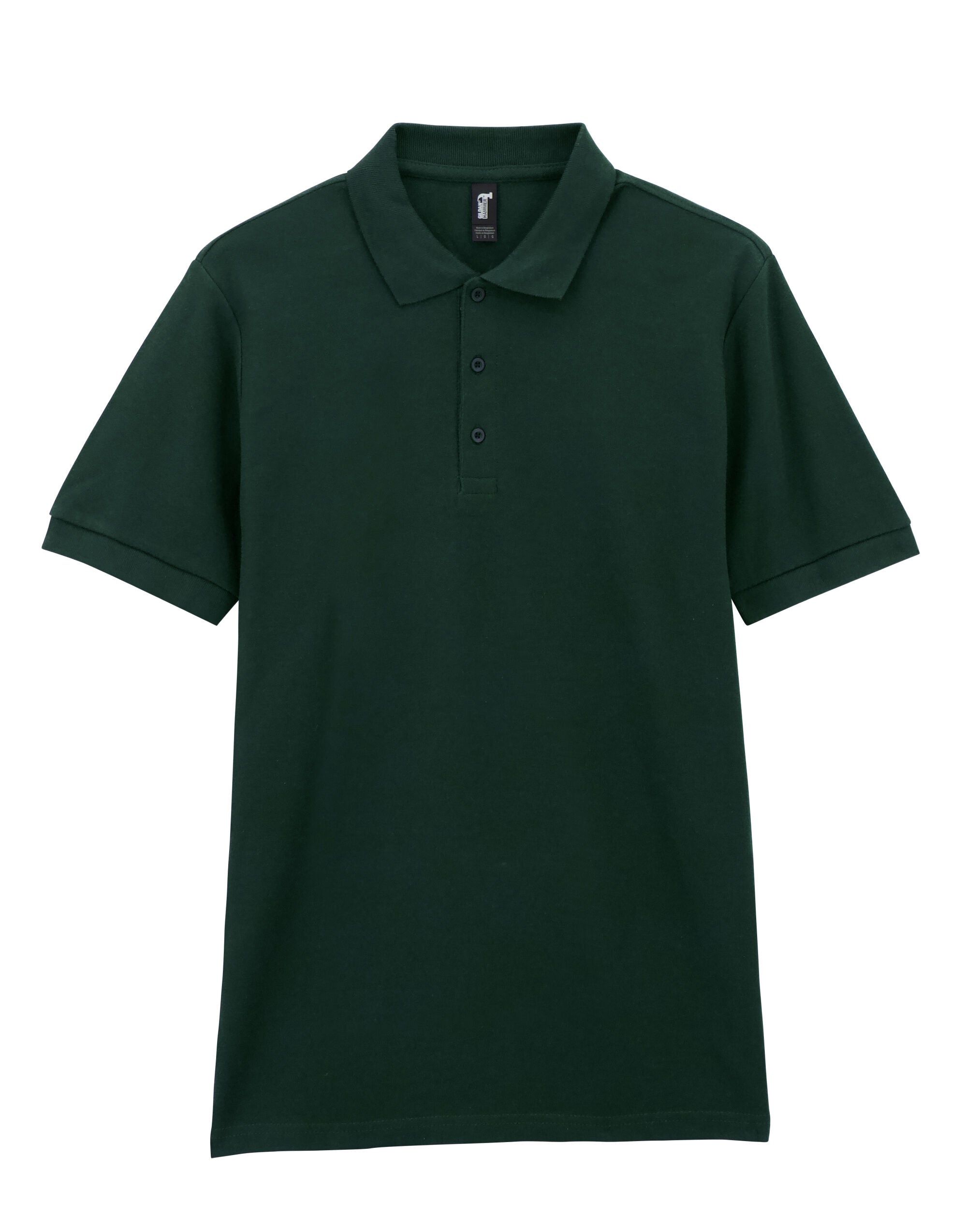 Gildan Premium Cotton Adult Pique Polo 85800 - Forest Green - Customisable Polos