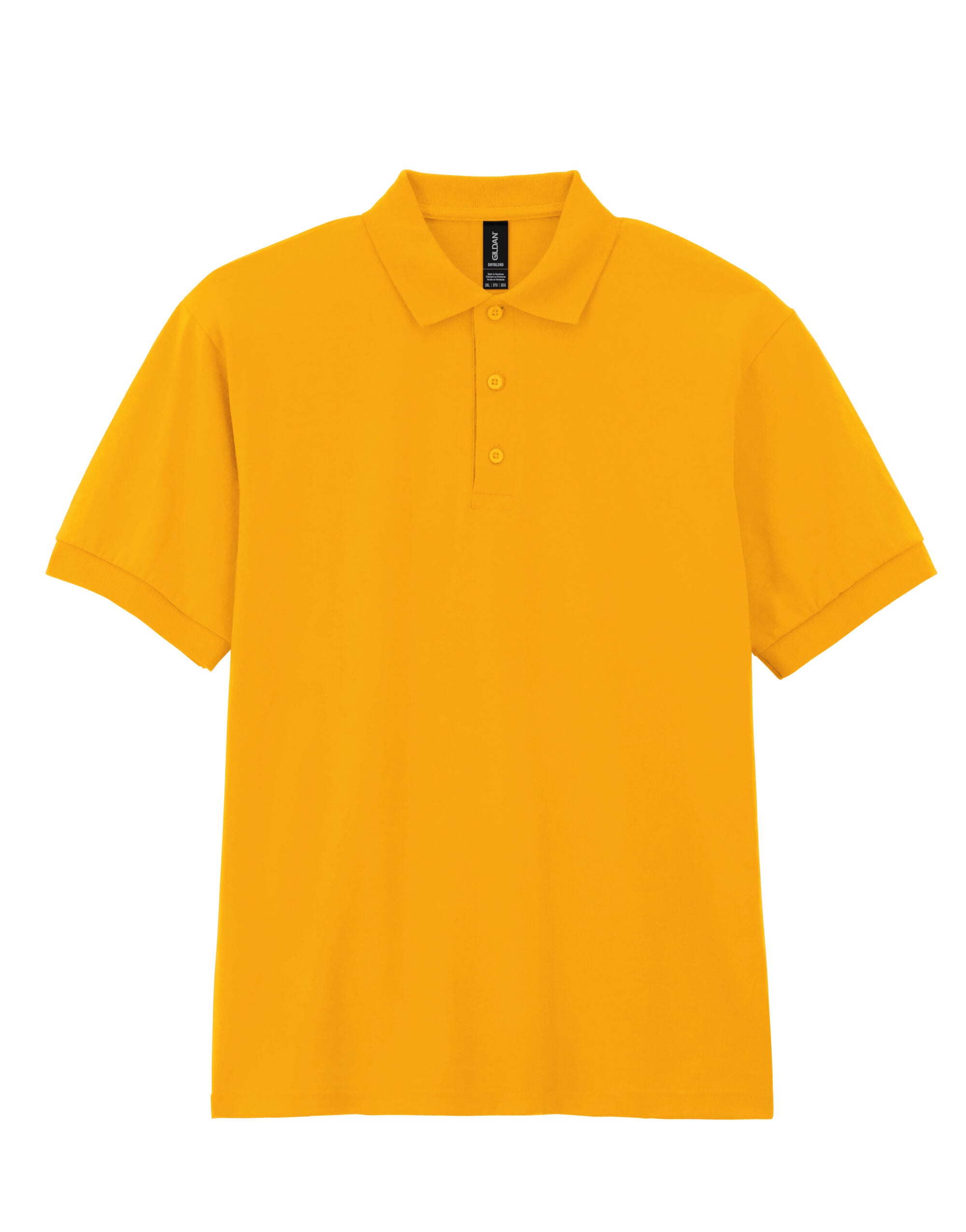 Gildan Adult Jersey Polo DryBlend - Gold - Customisable Polos