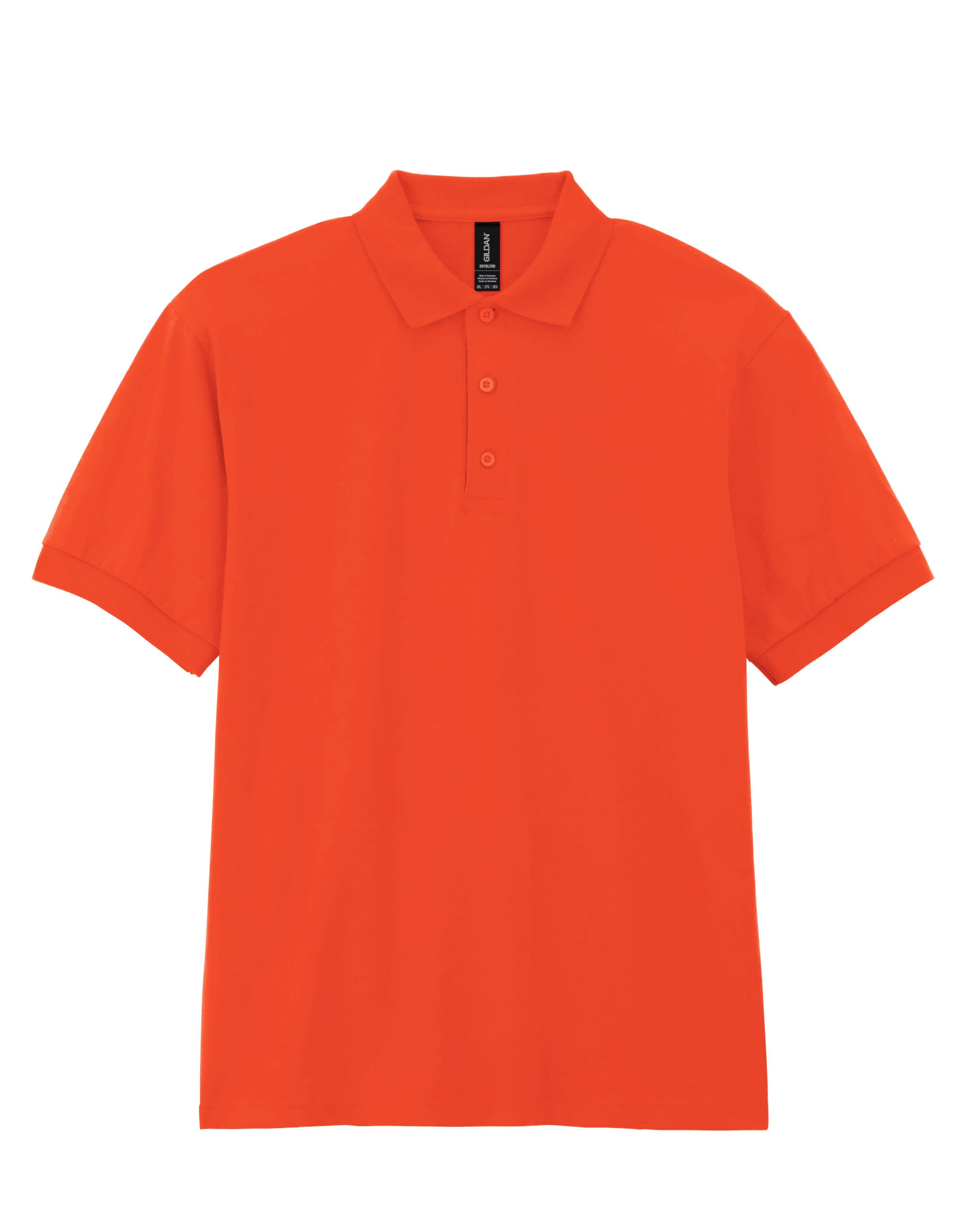 Gildan Adult Jersey Polo DryBlend - Orange - Customisable Polos