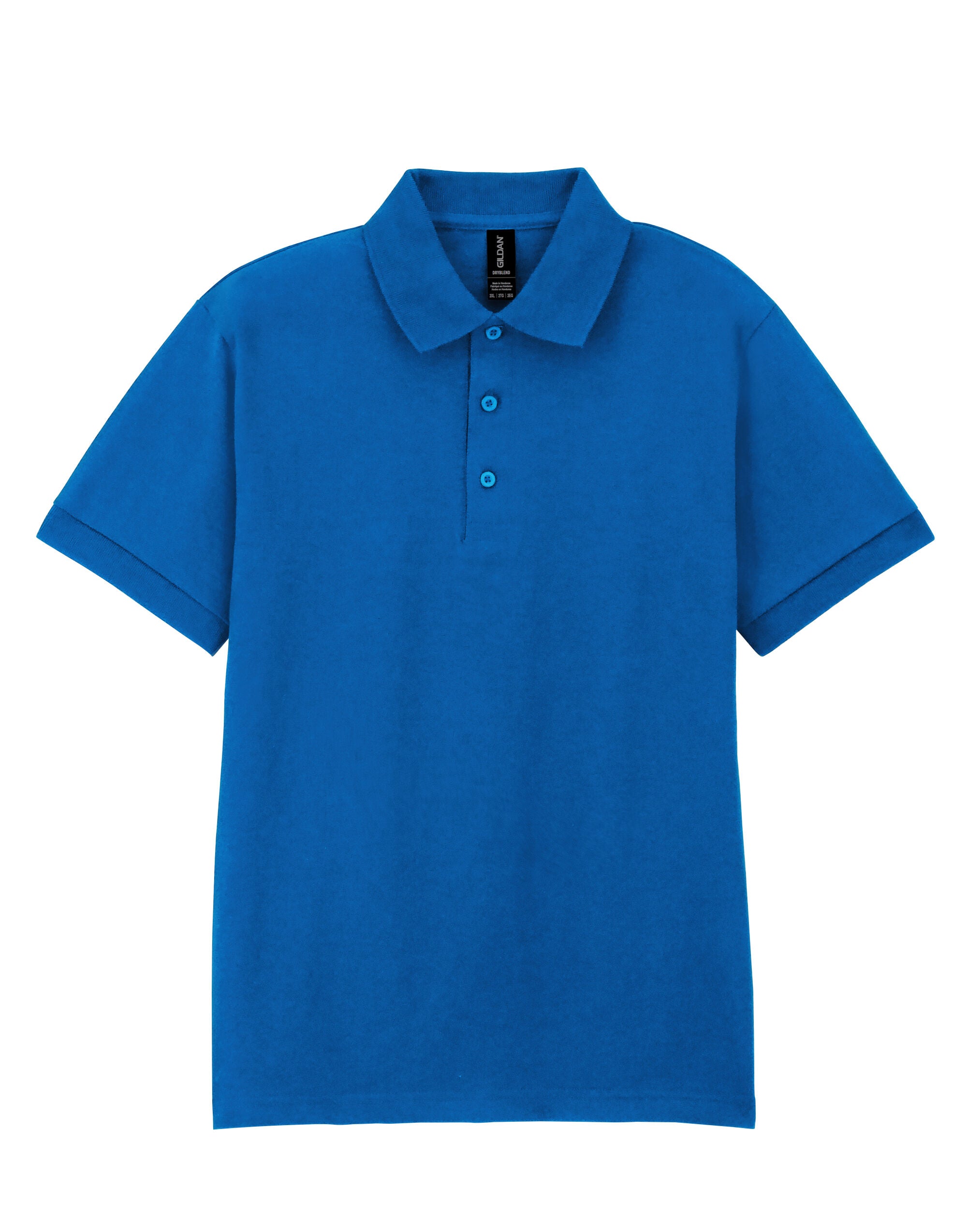Gildan Adult Jersey Polo DryBlend - Royal - Customisable Polos