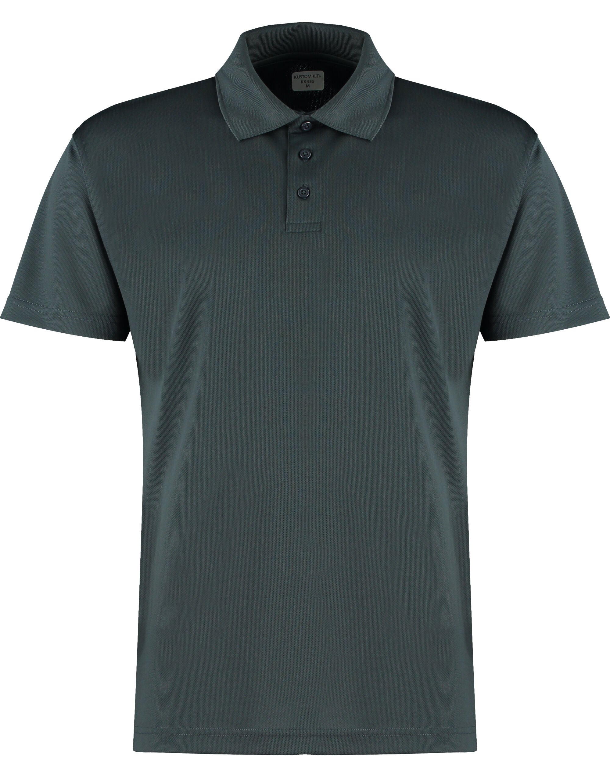 Kustom Kit Mens Cooltex Plus Polo KK455 - Graphite - Customisable Polos