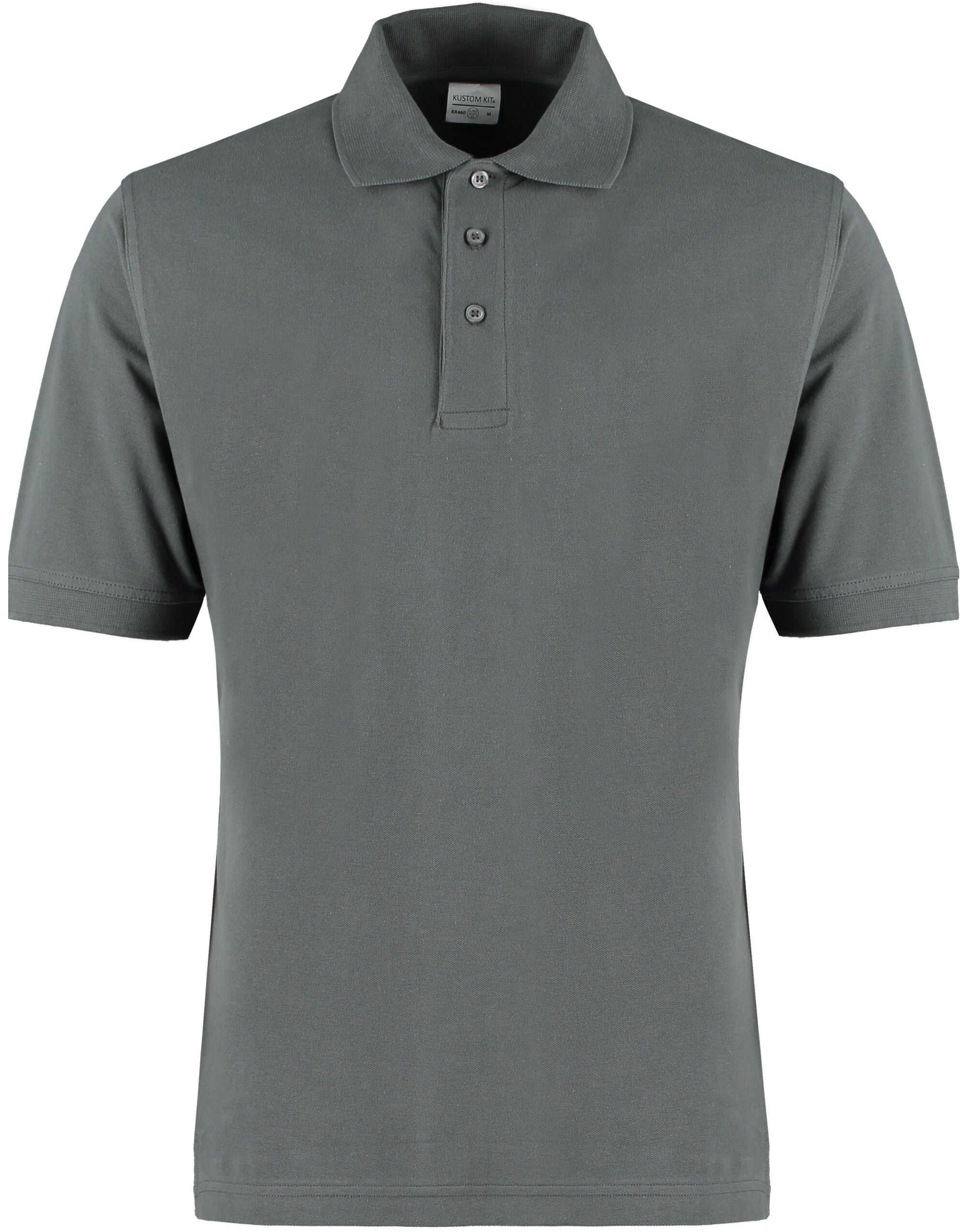 Kustom Kit Cotton Klassic Superwash Polo KK460 - Dark Grey - Customisable Polos