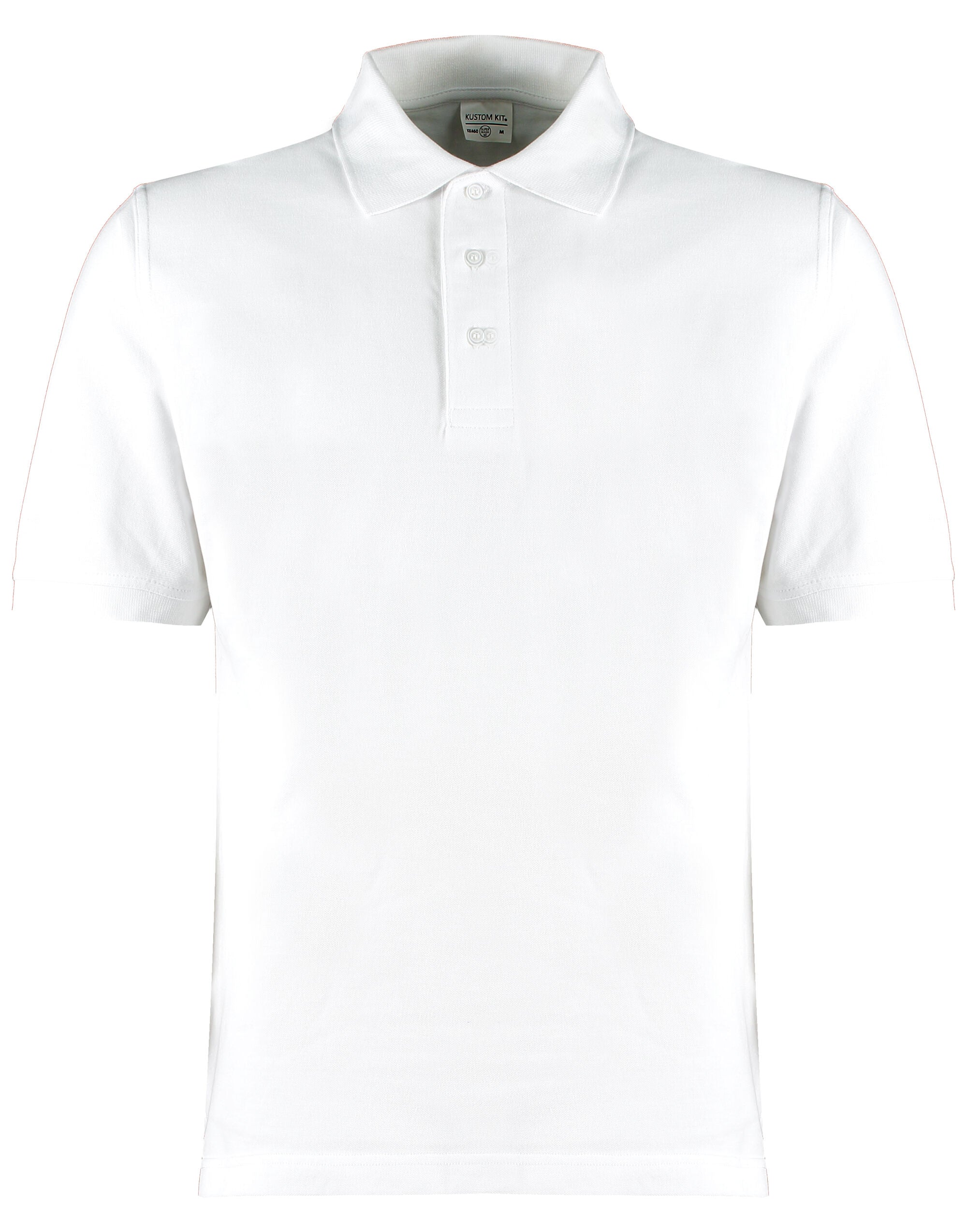 Kustom Kit Cotton Klassic Superwash Polo KK460 - White - Customisable Polos
