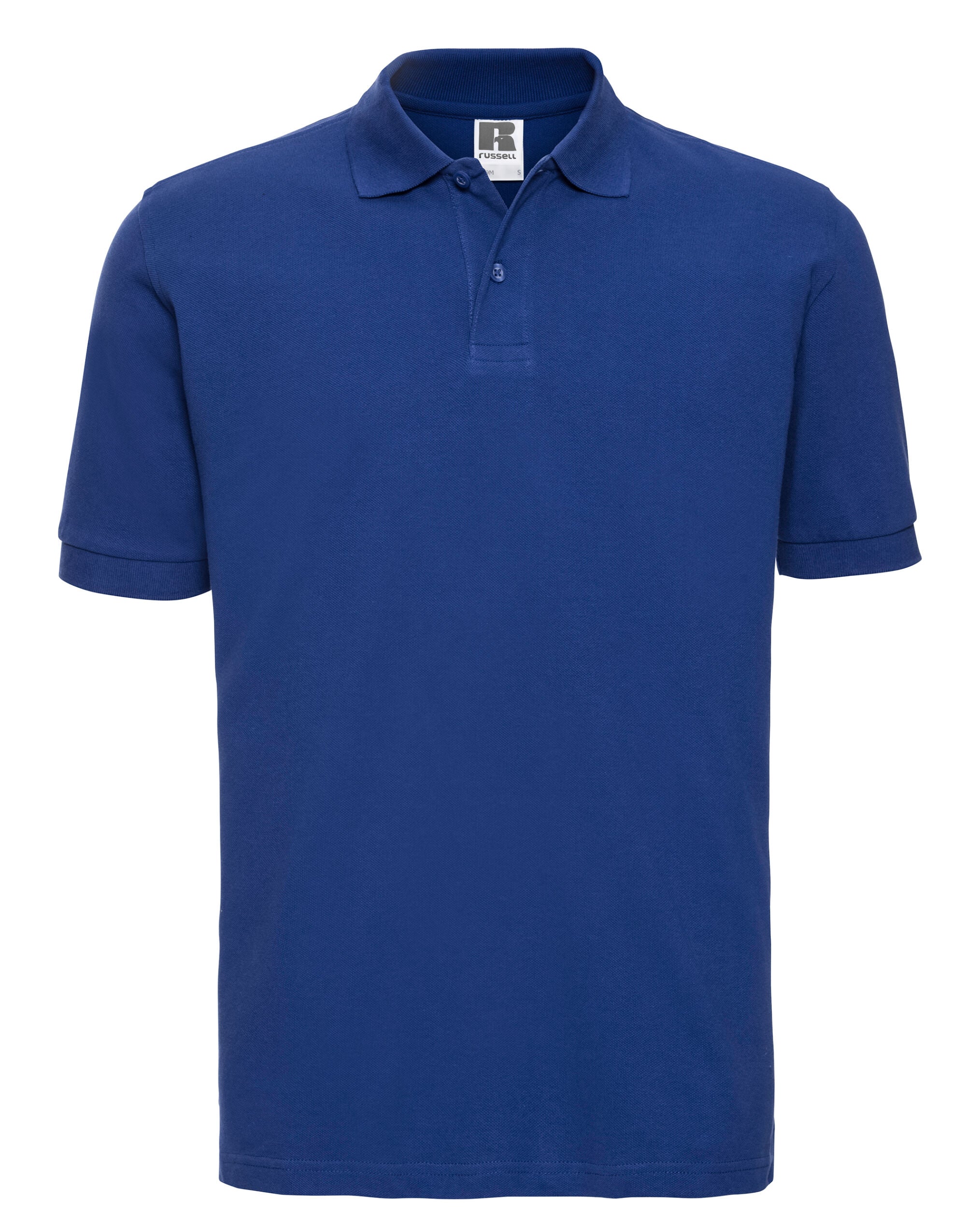 Russell Collection Russell Mens Classic Cotton Polo 569M - Bright Royal - Customisable Polos
