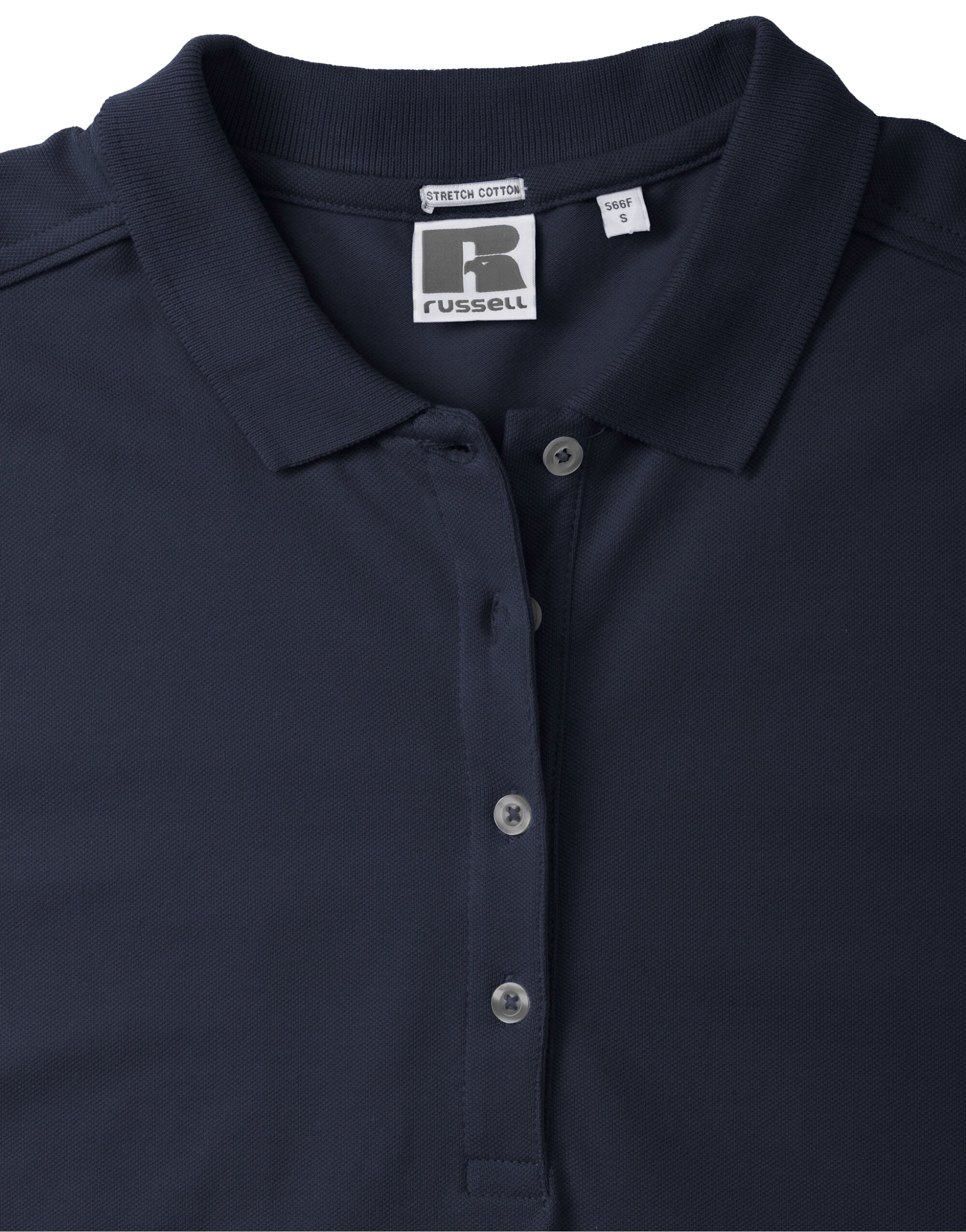 Russell Collection Russell Ladies Fitted Stretch Polo 566F - - Customisable Polos
